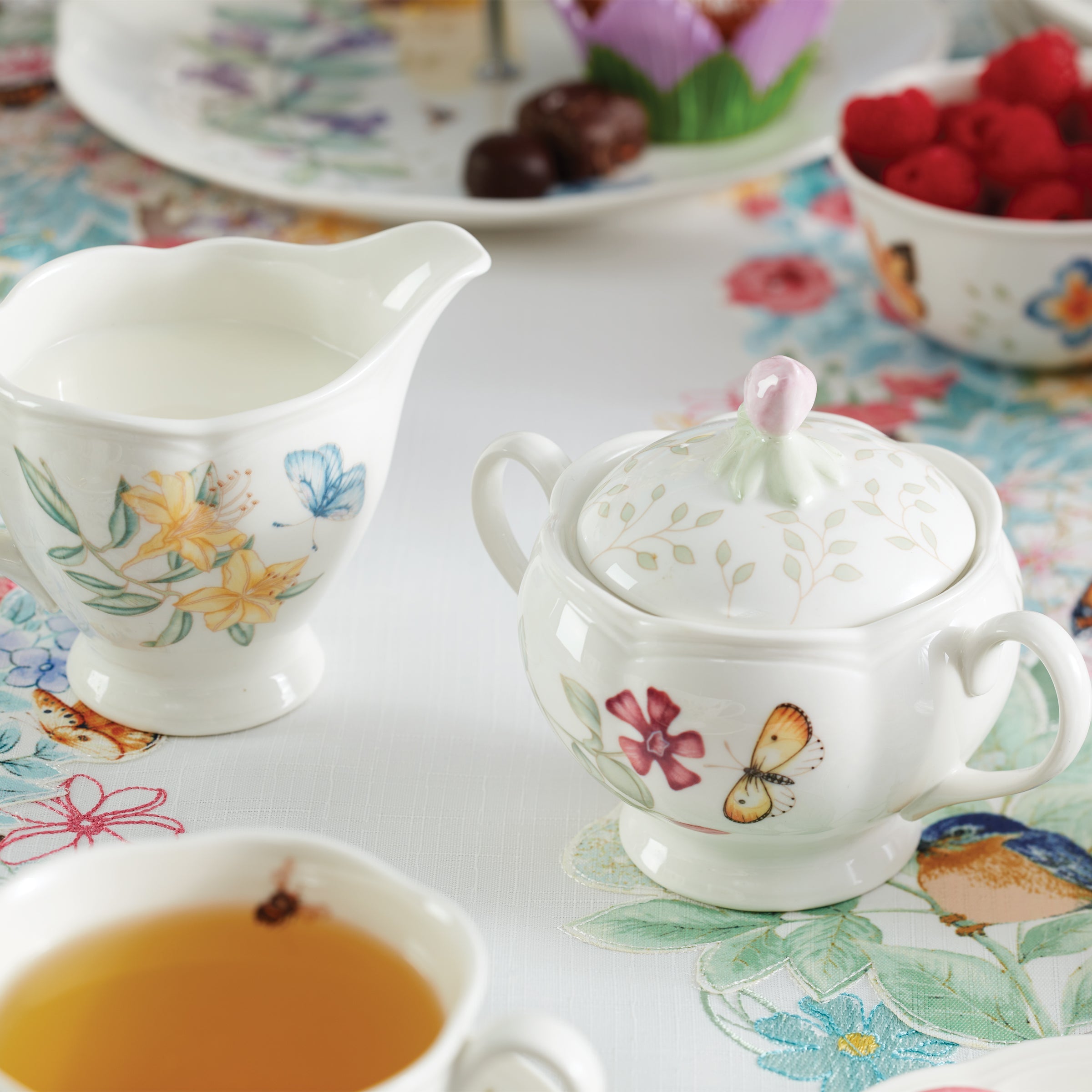 Butterfly Meadow 7-Piece Tea Set - Image 3