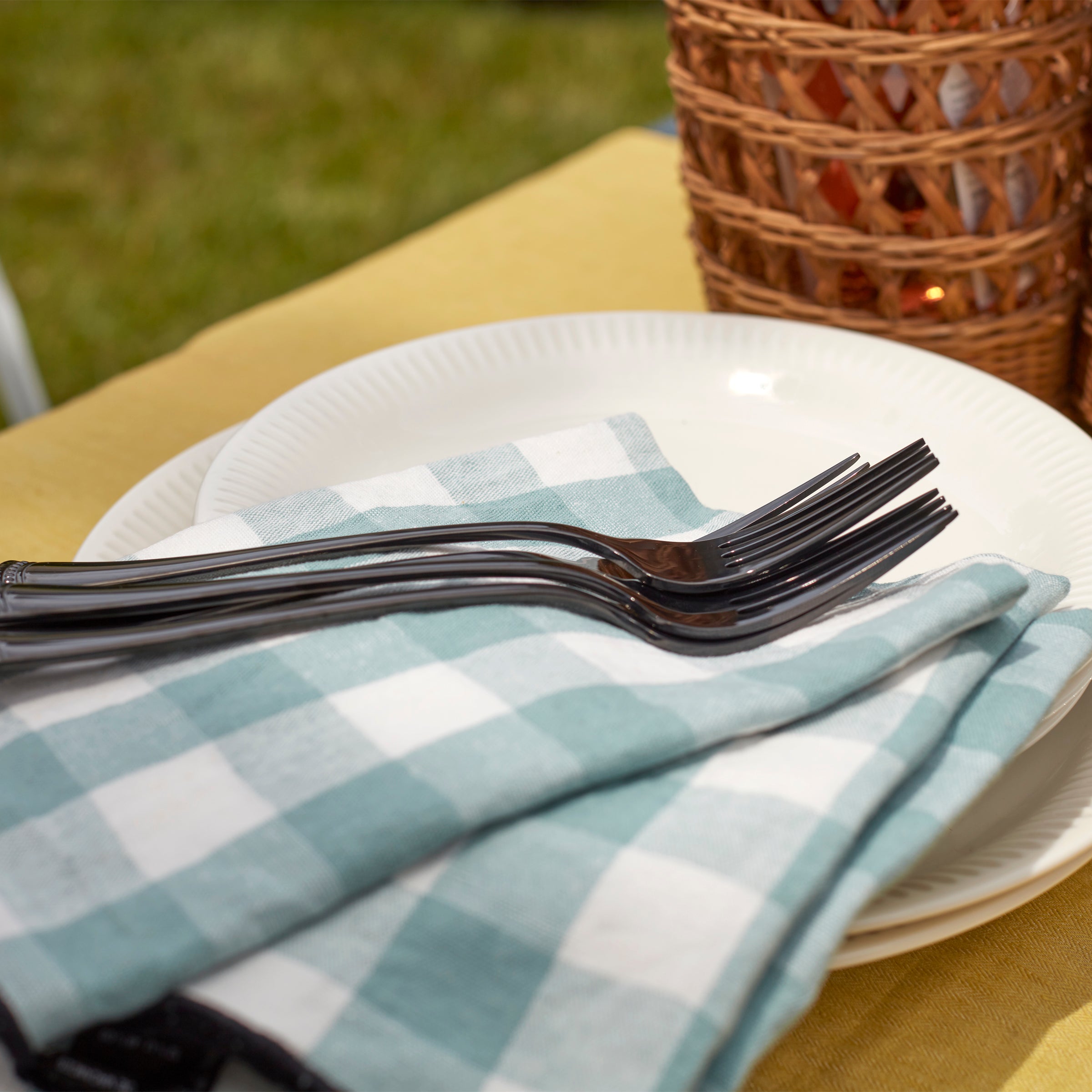 Profile White Dinner Plates - Set of 4 - Image 3