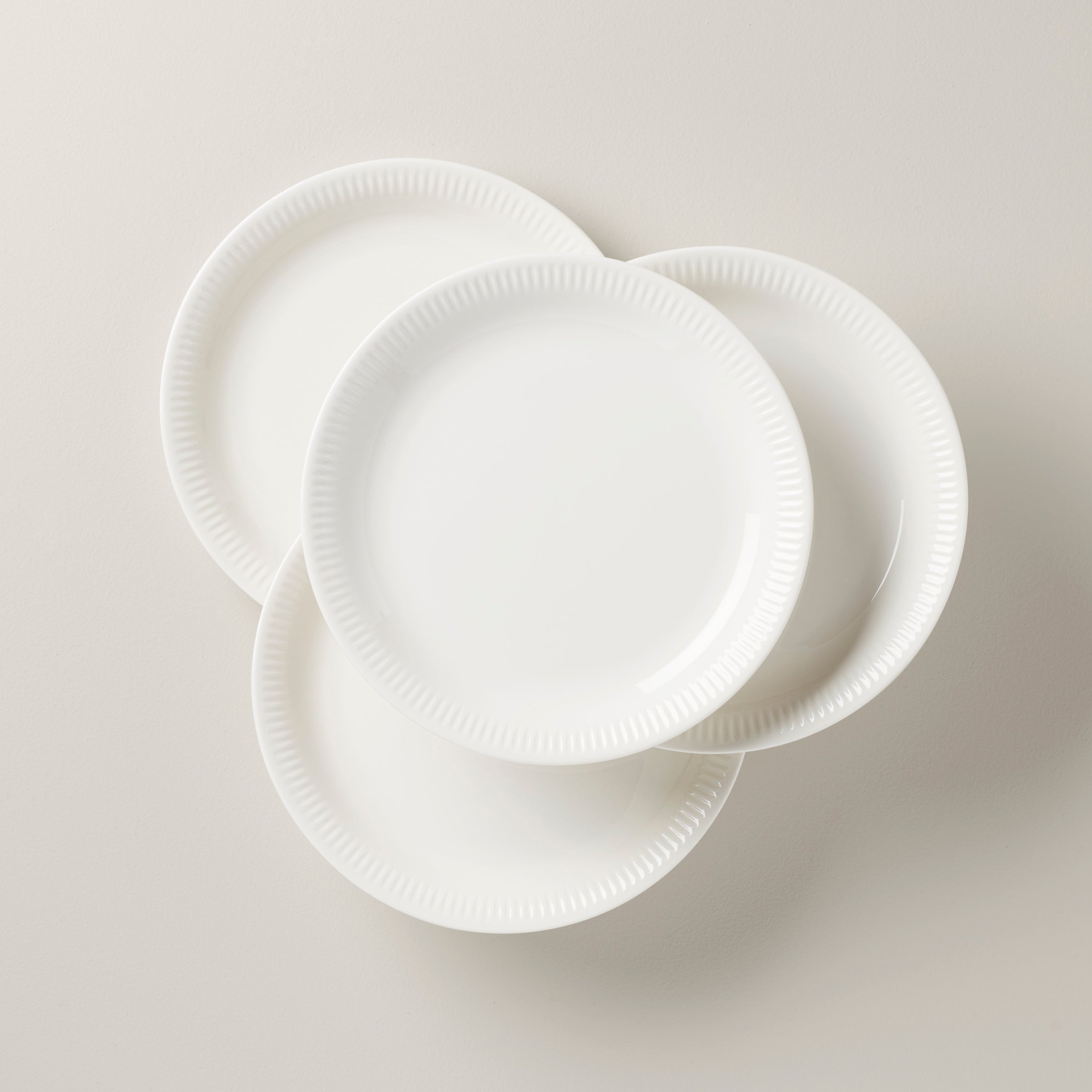 Profile White Dinner Plates - Set of 4
