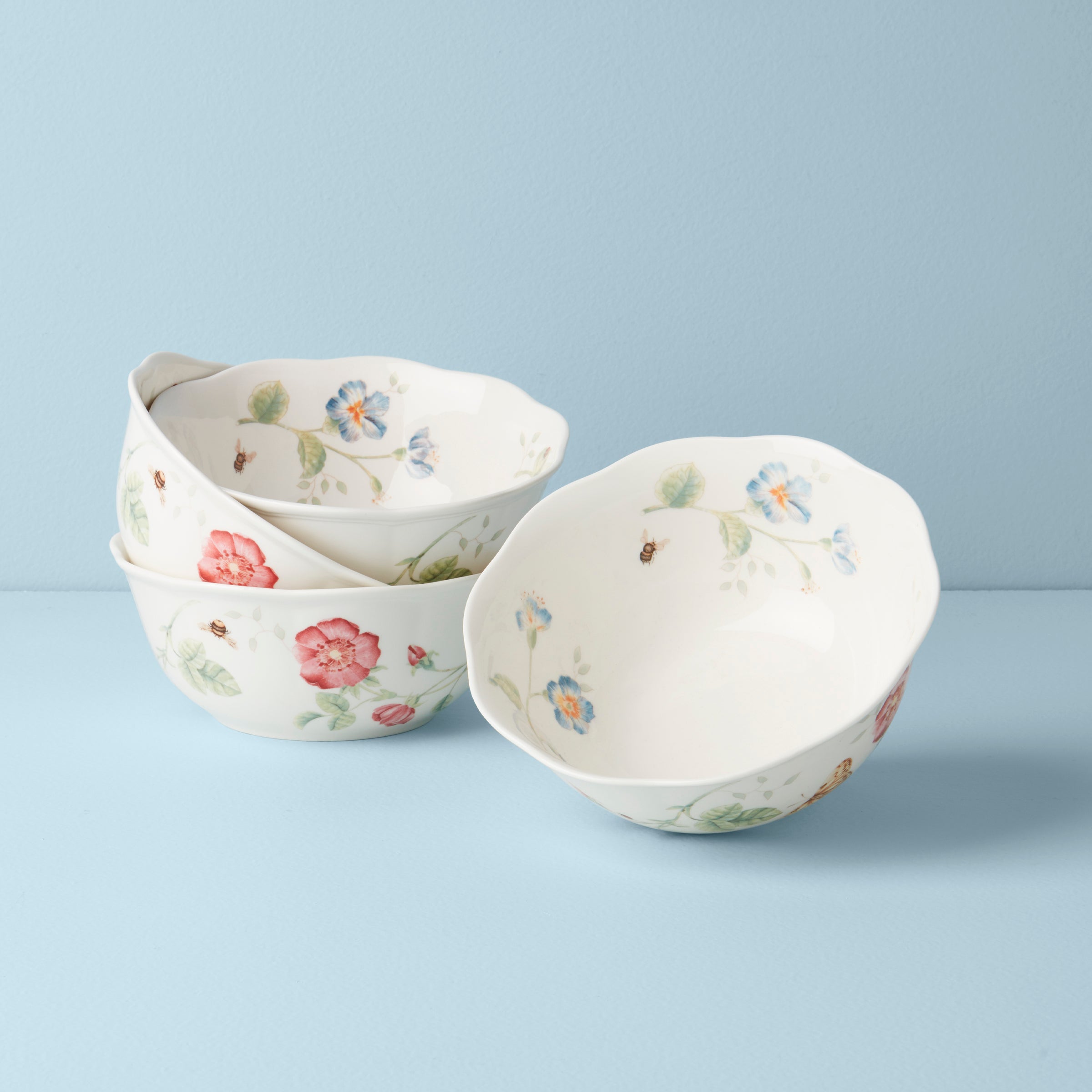 Butterfly Meadow Large All-Purpose Bowls - Set of 4