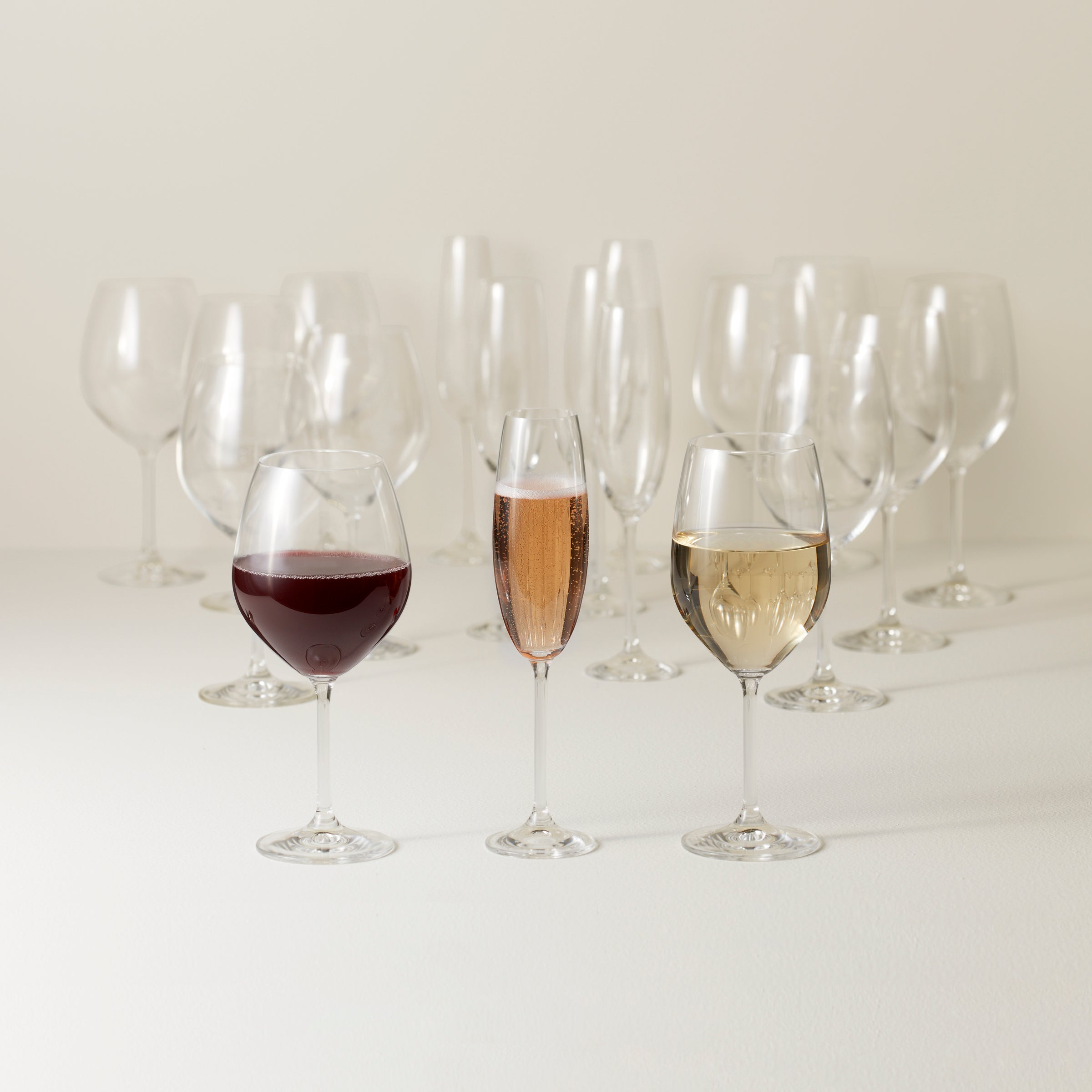 Tuscany Classics Mixed Wine Glasses - Set Of 18 - Image 2