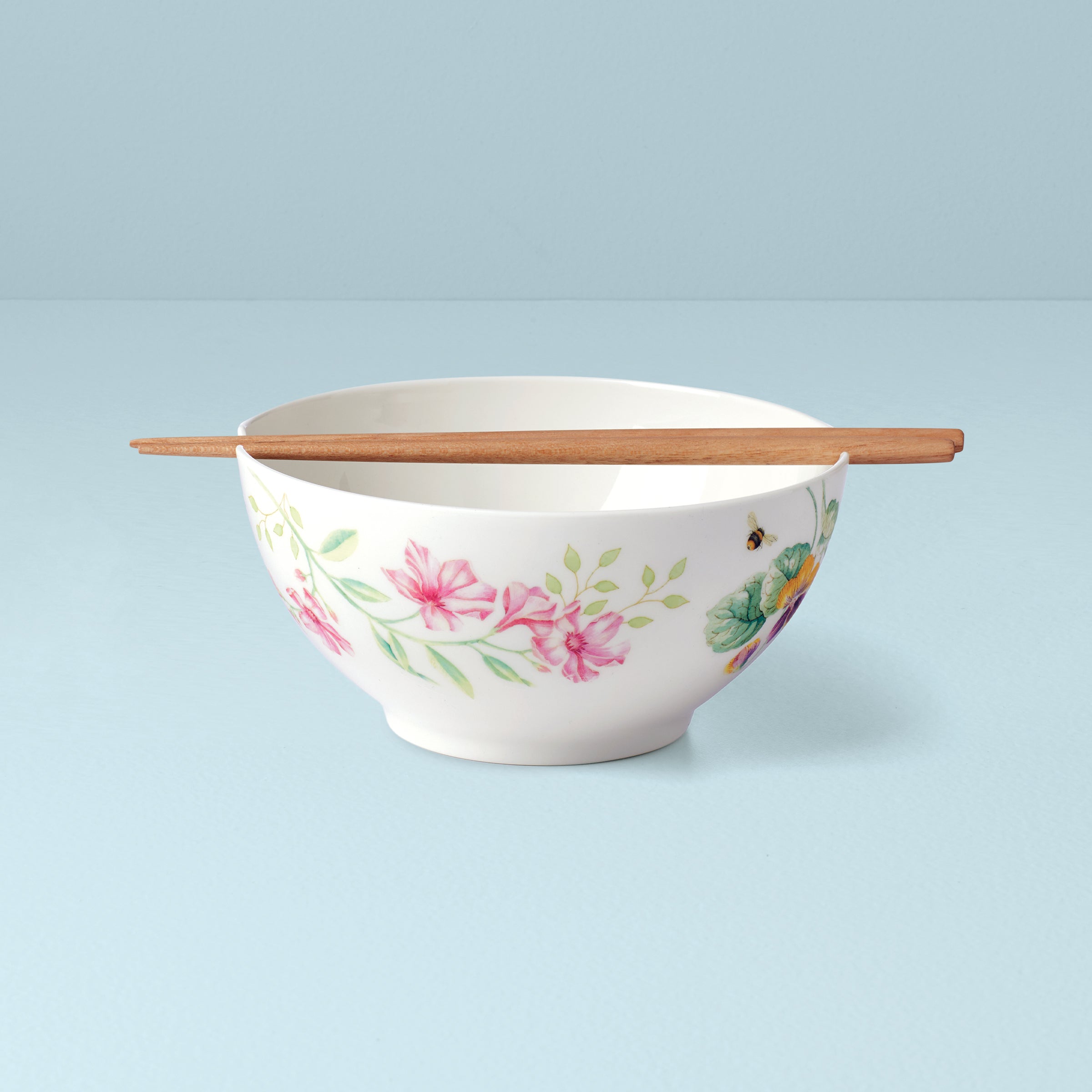 Butterfly Meadow Bowl & Chopsticks - Image 2