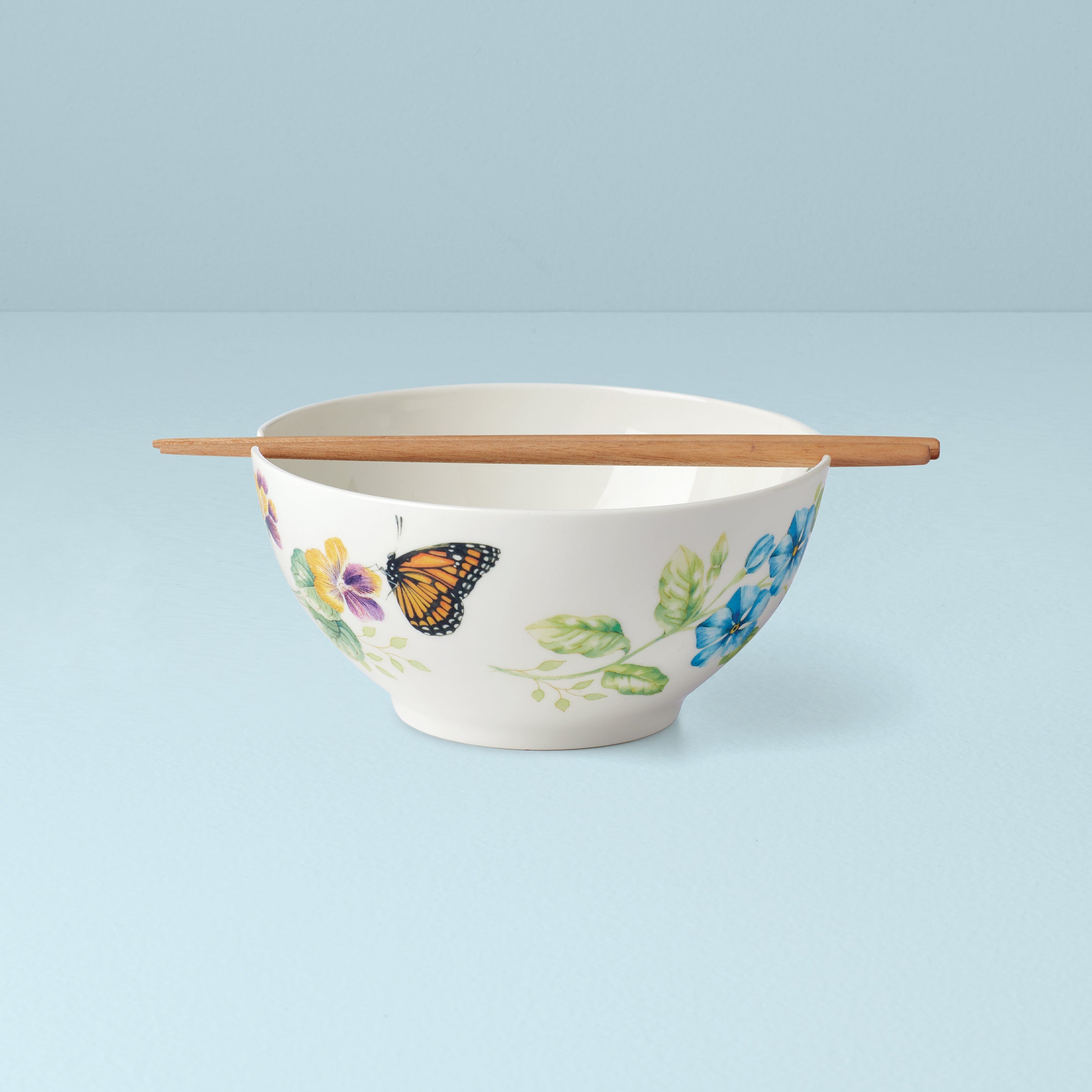 Butterfly Meadow Bowl & Chopsticks - Image 3