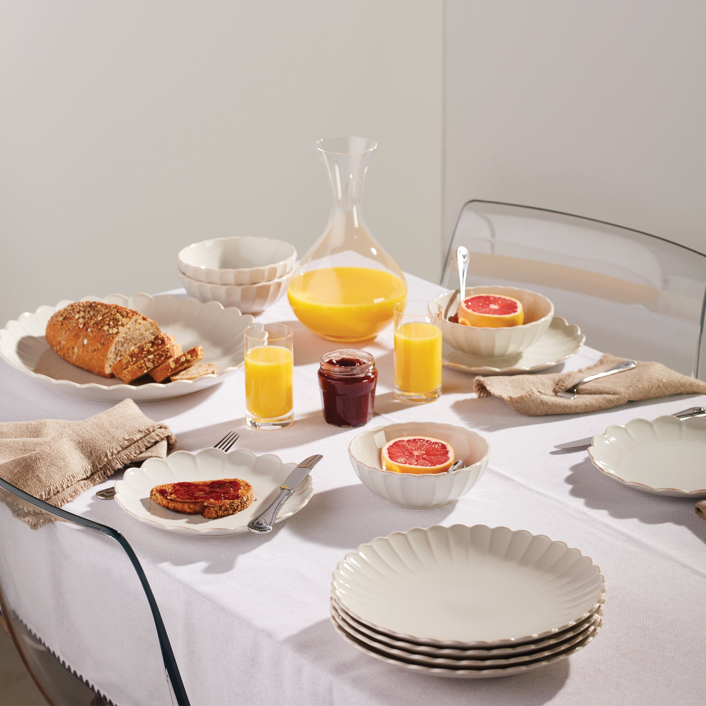 French Perle Scallop Platter - Image 2