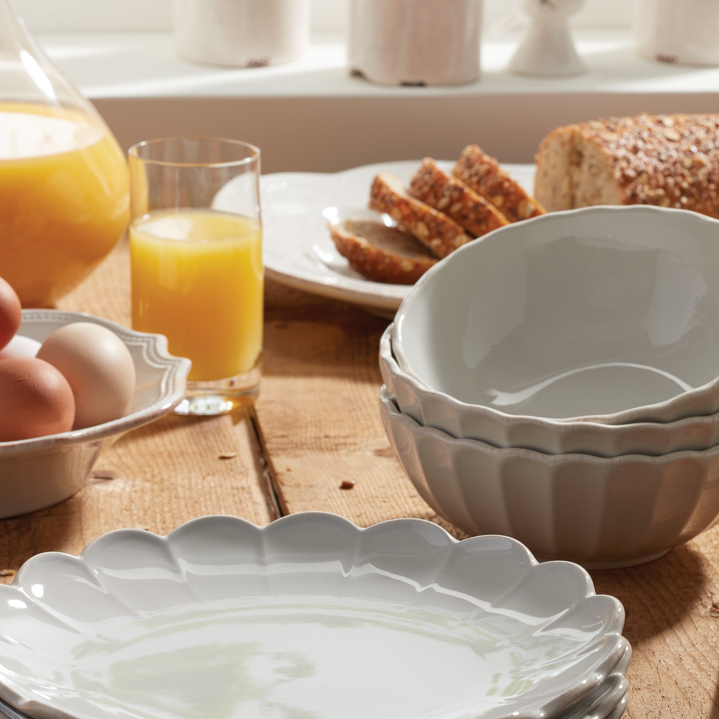 French Perle Scallop All-Purpose Bowls - Set of 4 - Image 10