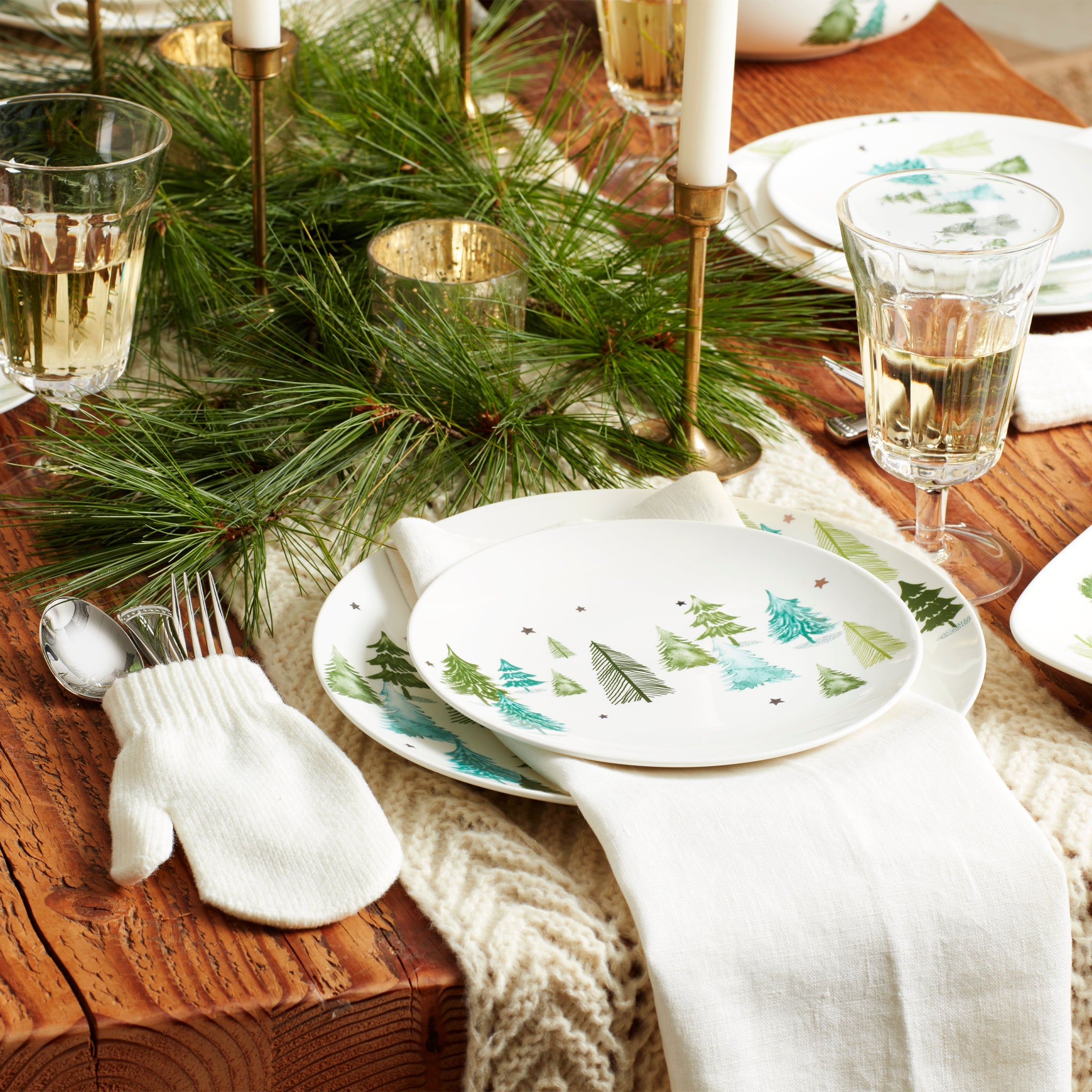 Balsam Lane 12-Piece Dinnerware Set - Image 4