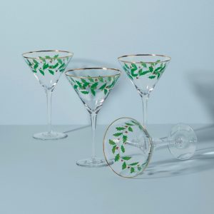Holiday Martini Glasses - Set Of 4