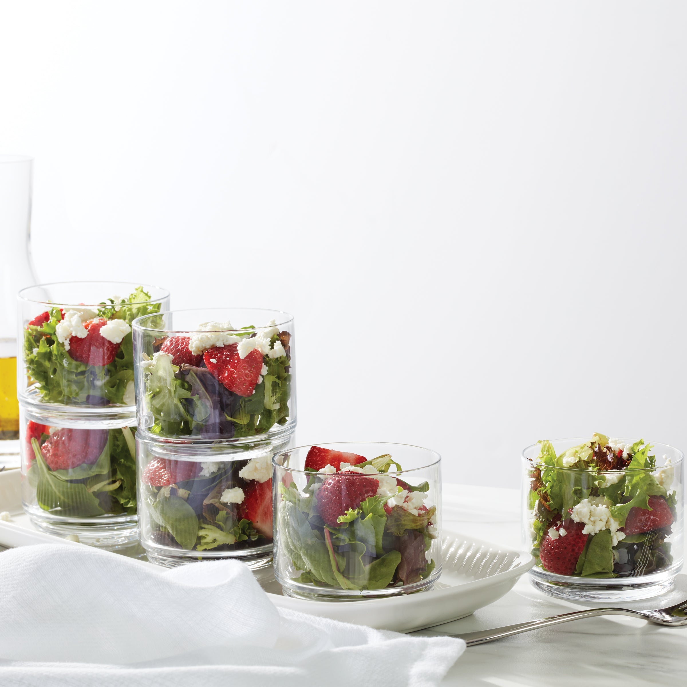 Tuscany Classics Stackable Clear Short Glasses - Set Of 6 - Image 6