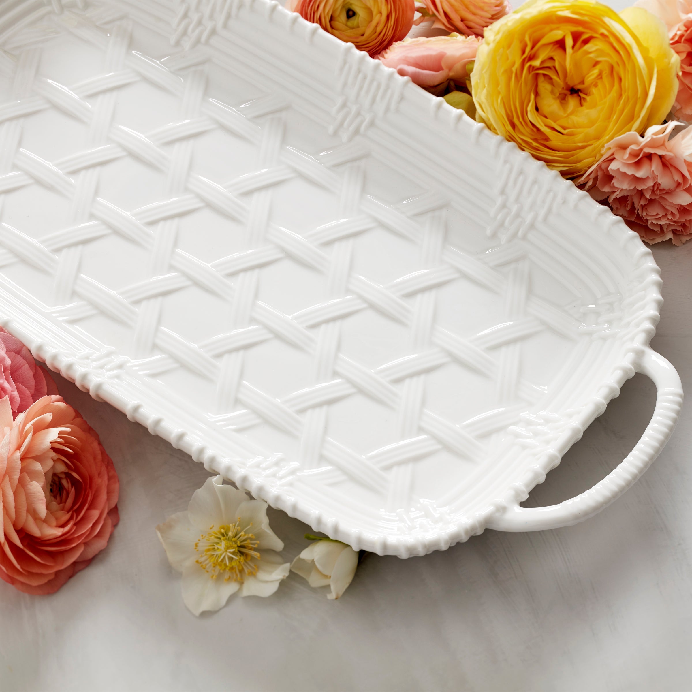 Wicker Creek Handled Tray - Image 5