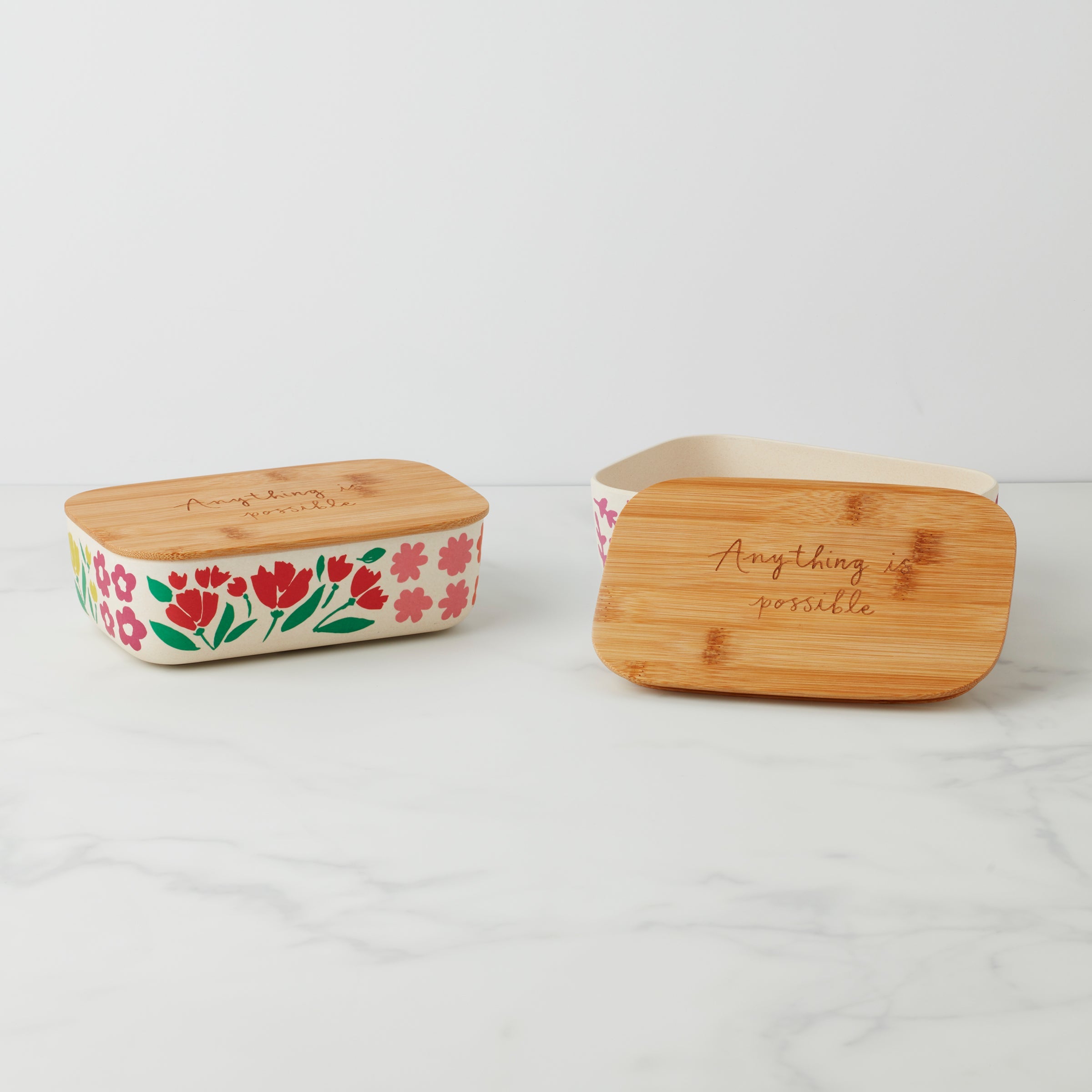 Floral Fields 2-Pc Container Set