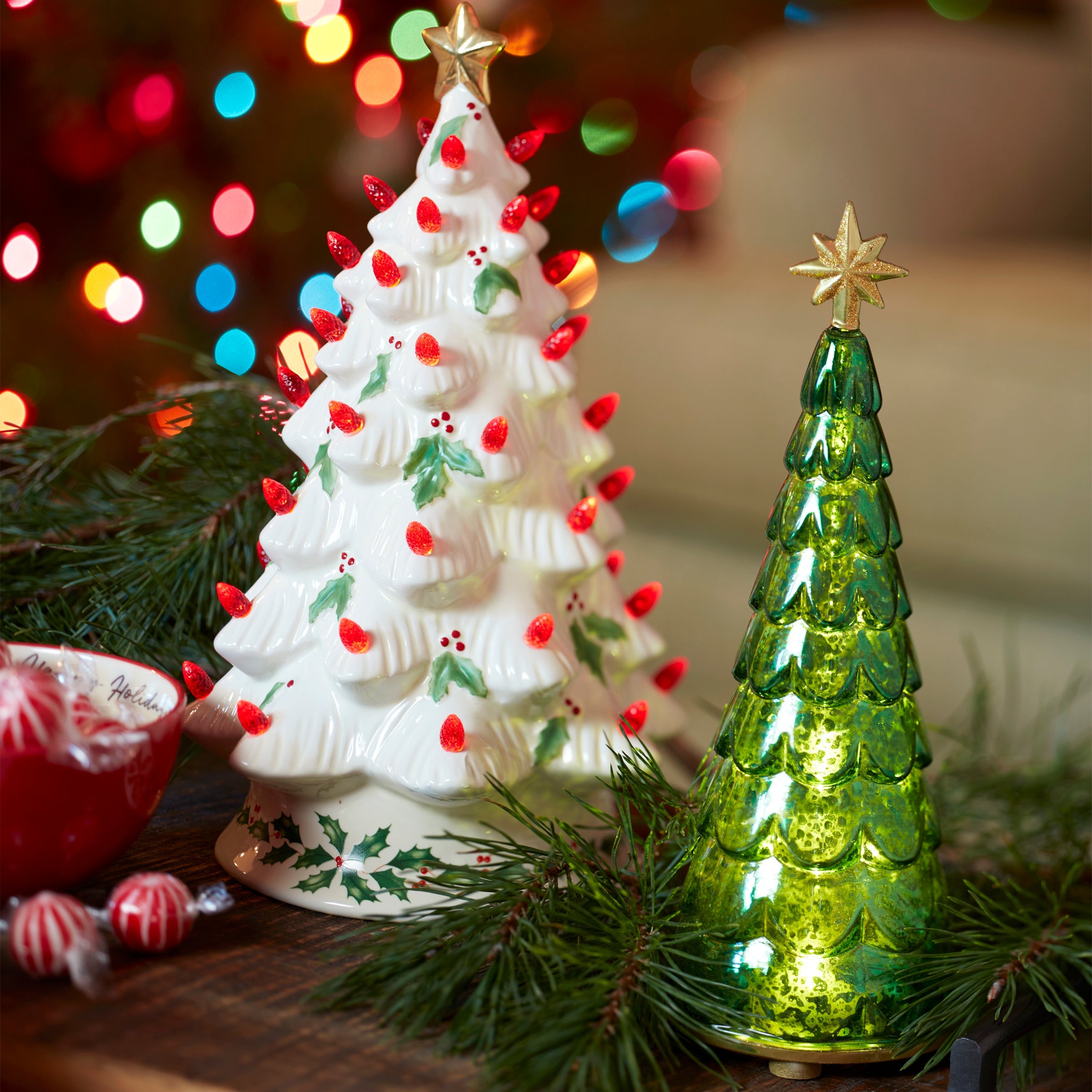 Radiant Light Lit Jewel Tone Tree - Image 6