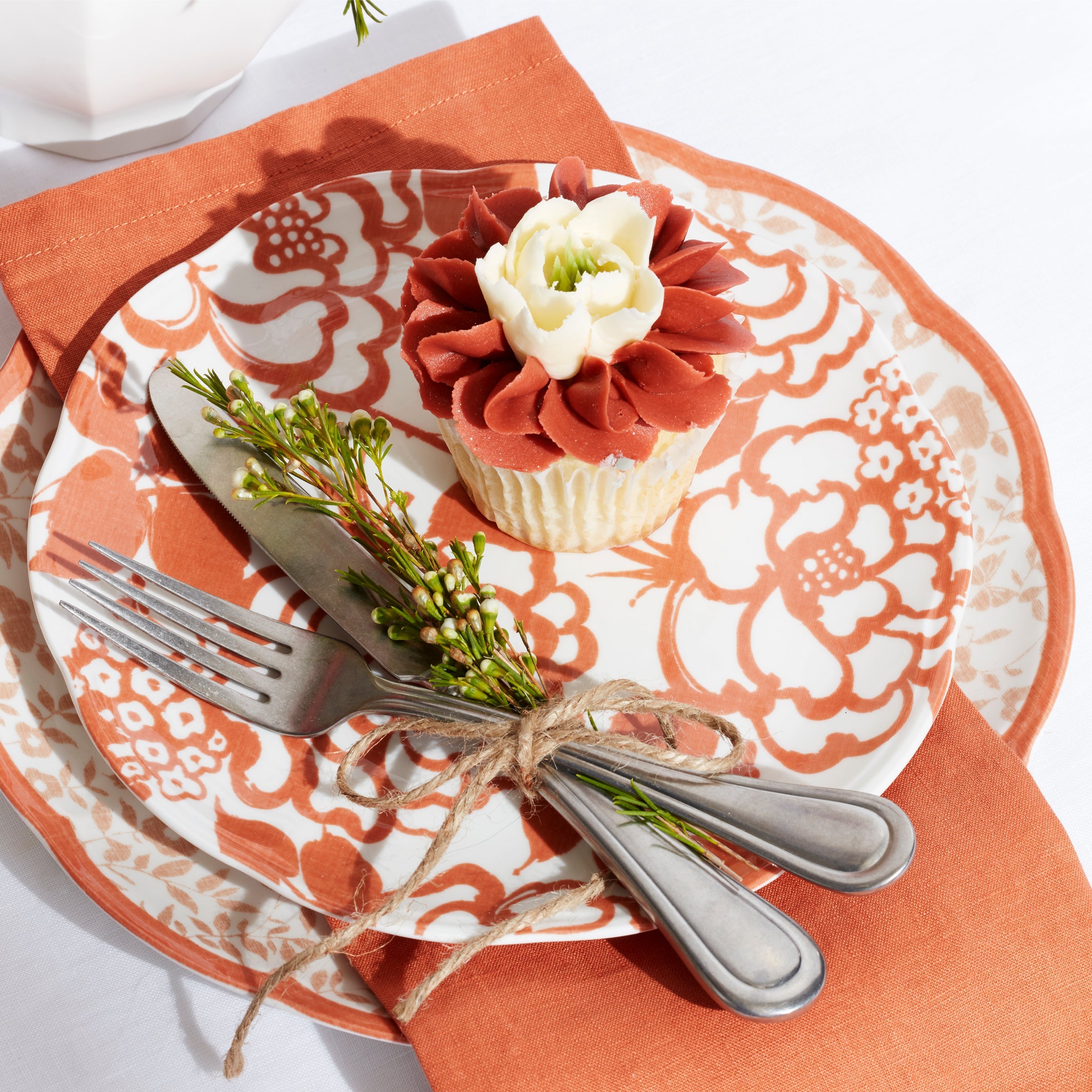 Butterfly Meadow Cottage Saffron Accent Plates - Set of 4 - Image 2