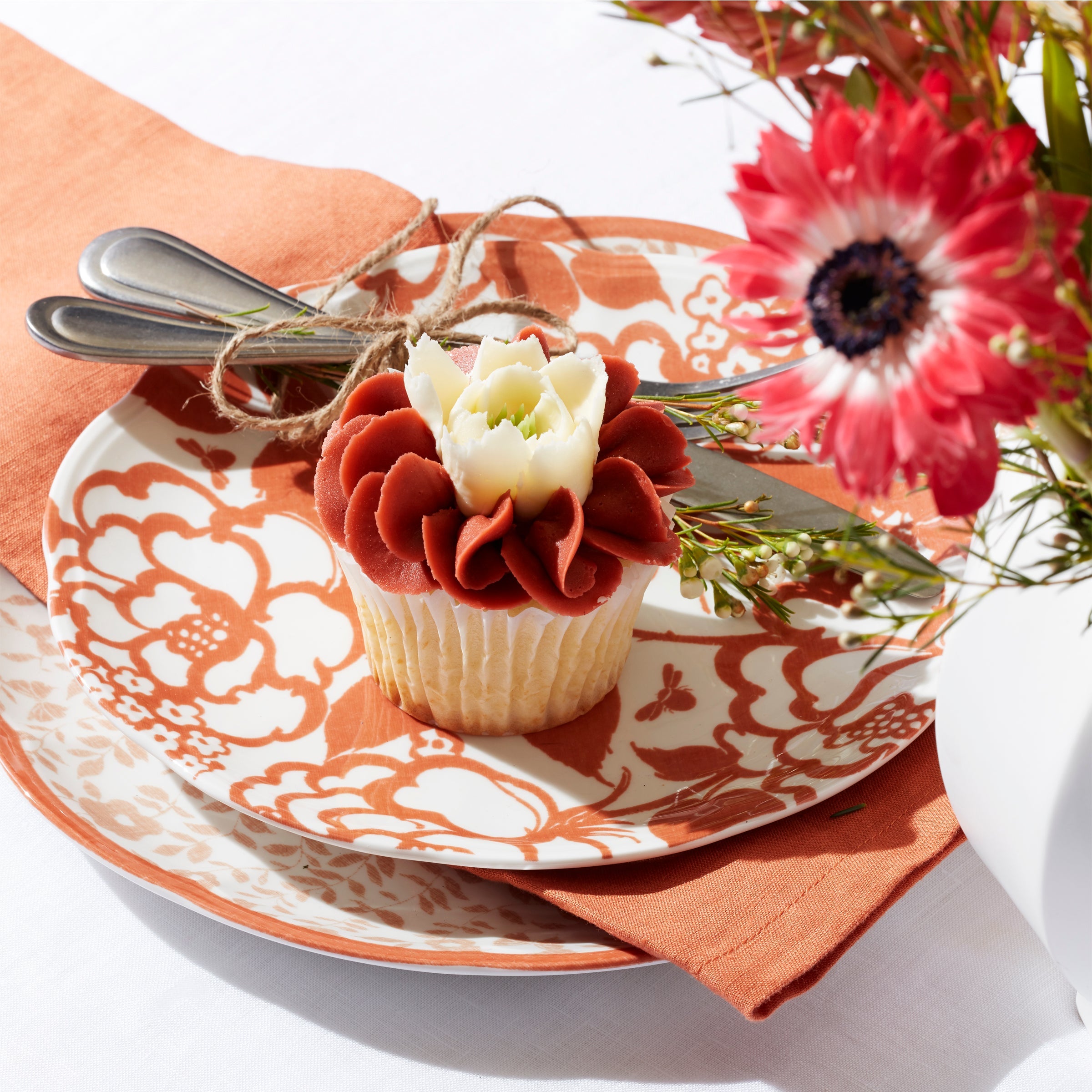 Butterfly Meadow Cottage Saffron Accent Plates - Set of 4 - Image 8