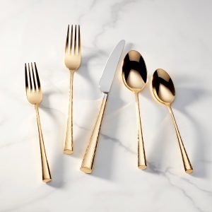 Imperial Caviar Gold 5 Piece Place Setting