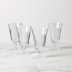 French Perle Tall Stem Glasses - Set Of 4