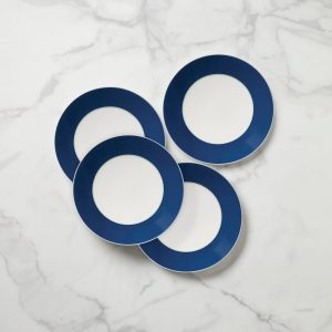 Make It Pop Accent Plates - Set of 4 - Navy/Green