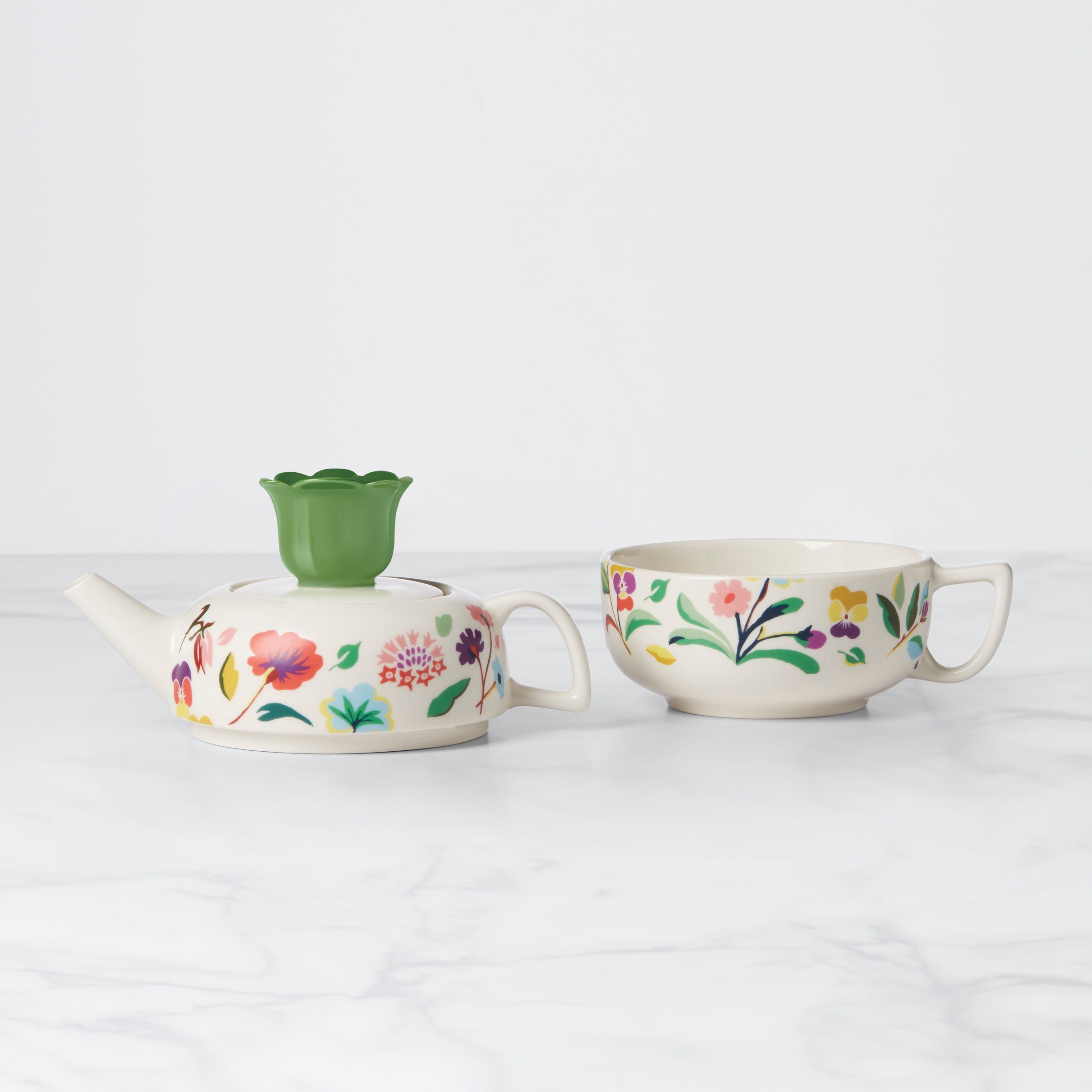 Garden Floral Tea For One - Image 2