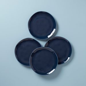 Bay Colors Blue Dinner Plates - Set of 4