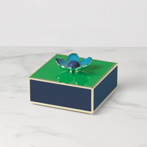 Make It Pop Floral Box - Green/Navy