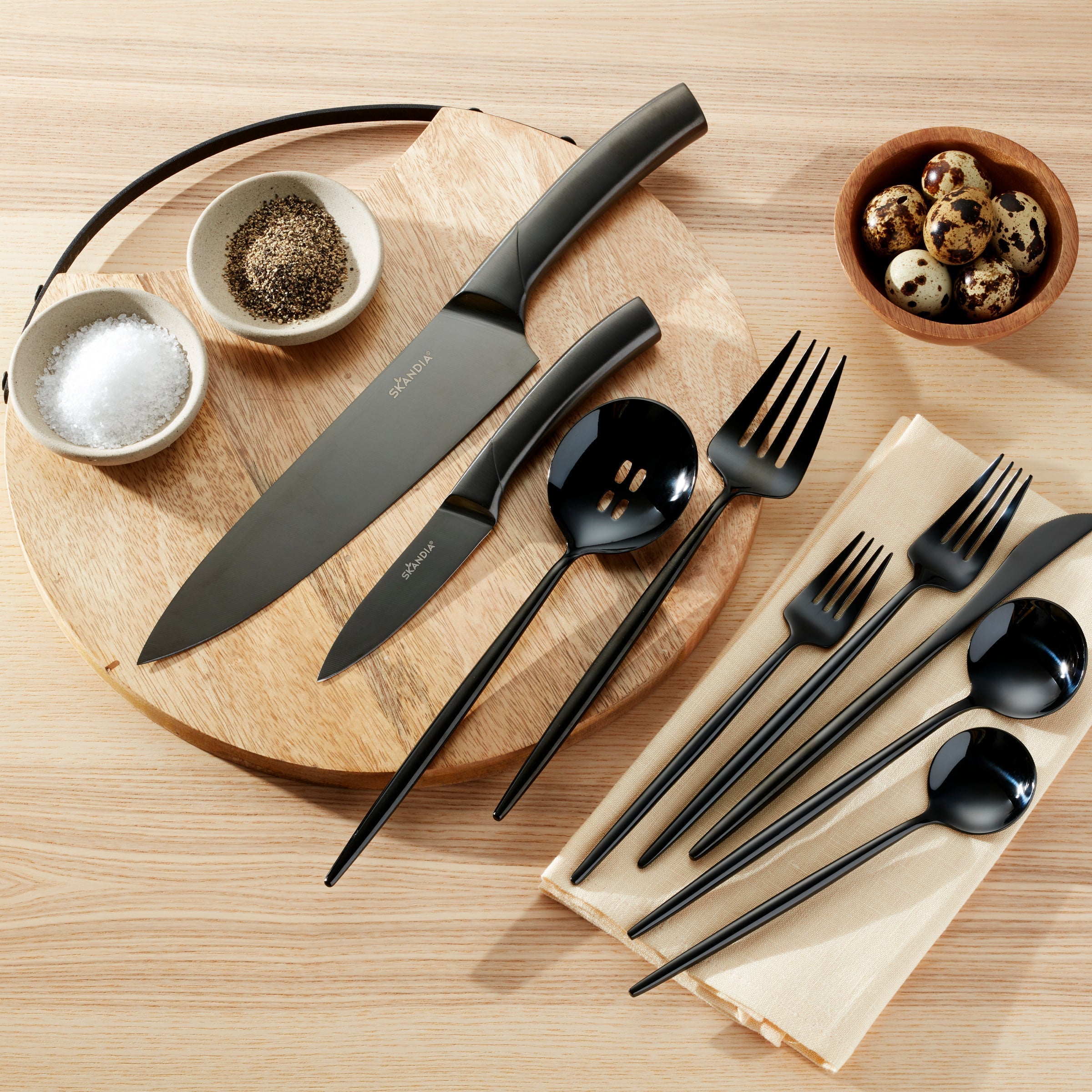 Beck 7 Piece Cutlery Block Set - Image 4