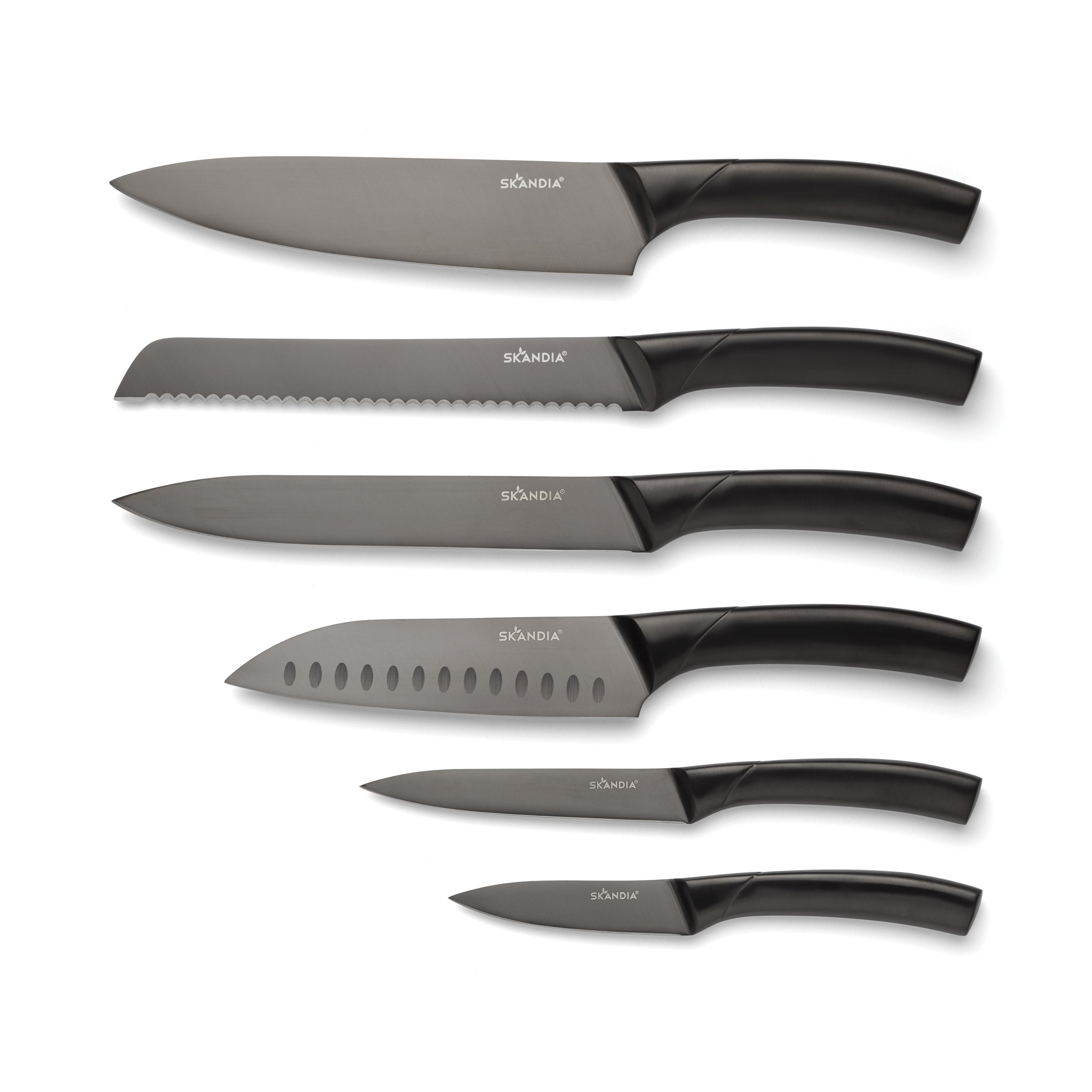 Beck 7 Piece Cutlery Block Set - Image 5