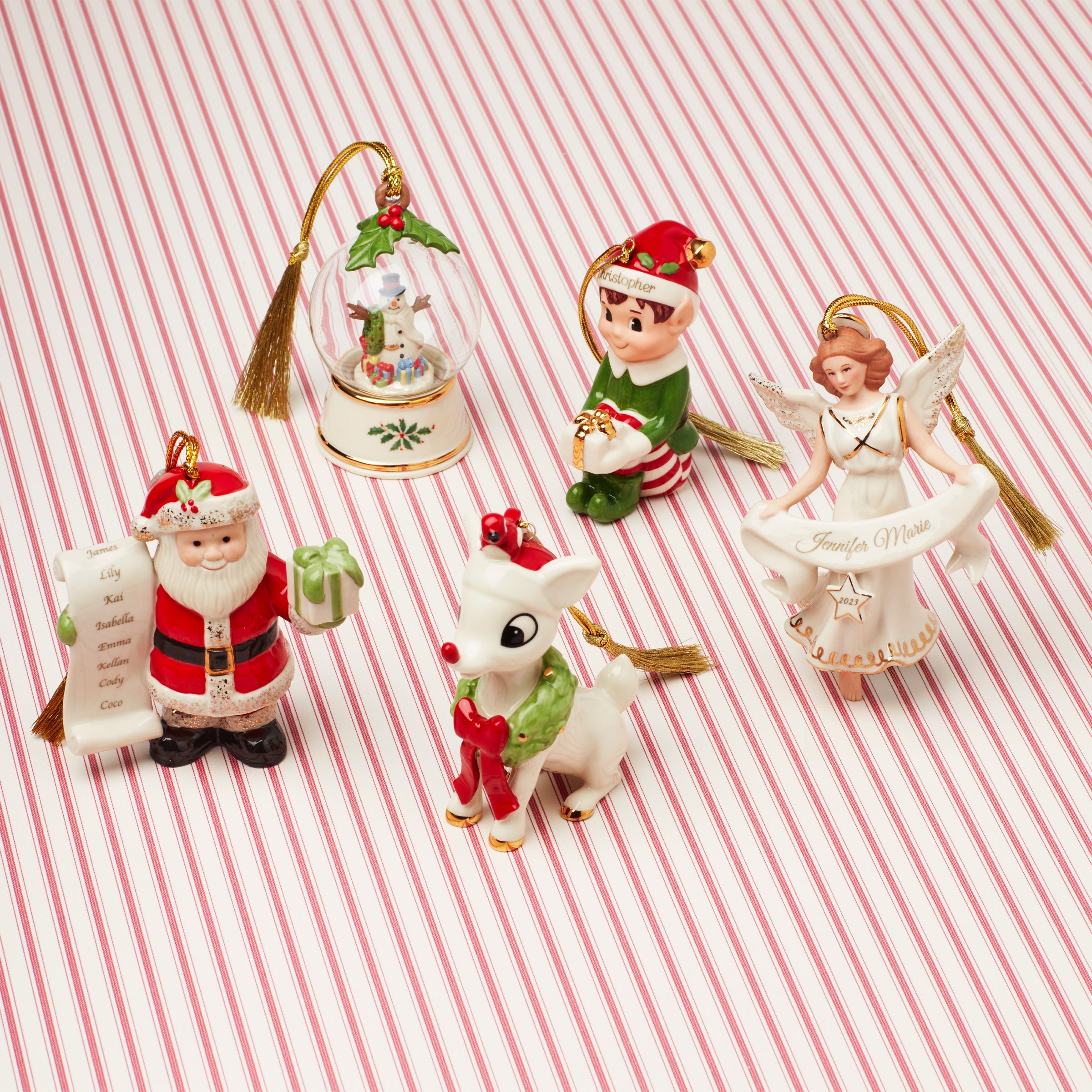 Personalized Christmas Elf Ornament - Image 4