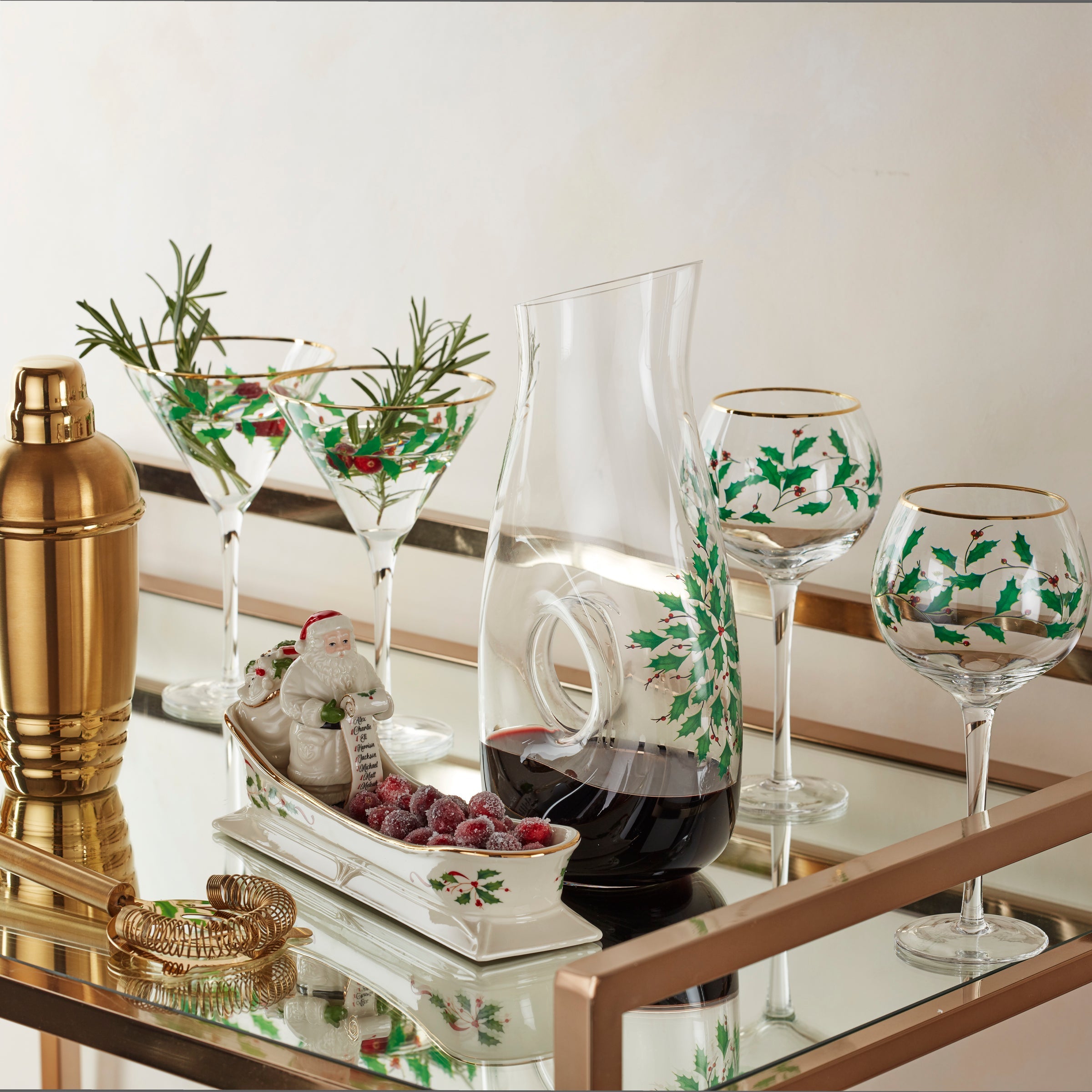 Holiday Pierced Decanter - Image 3