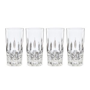 Hamilton Crystal Highball Glasses - Set Of 4