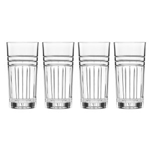 Tempo Crystal Highball Glasses - Set Of 4
