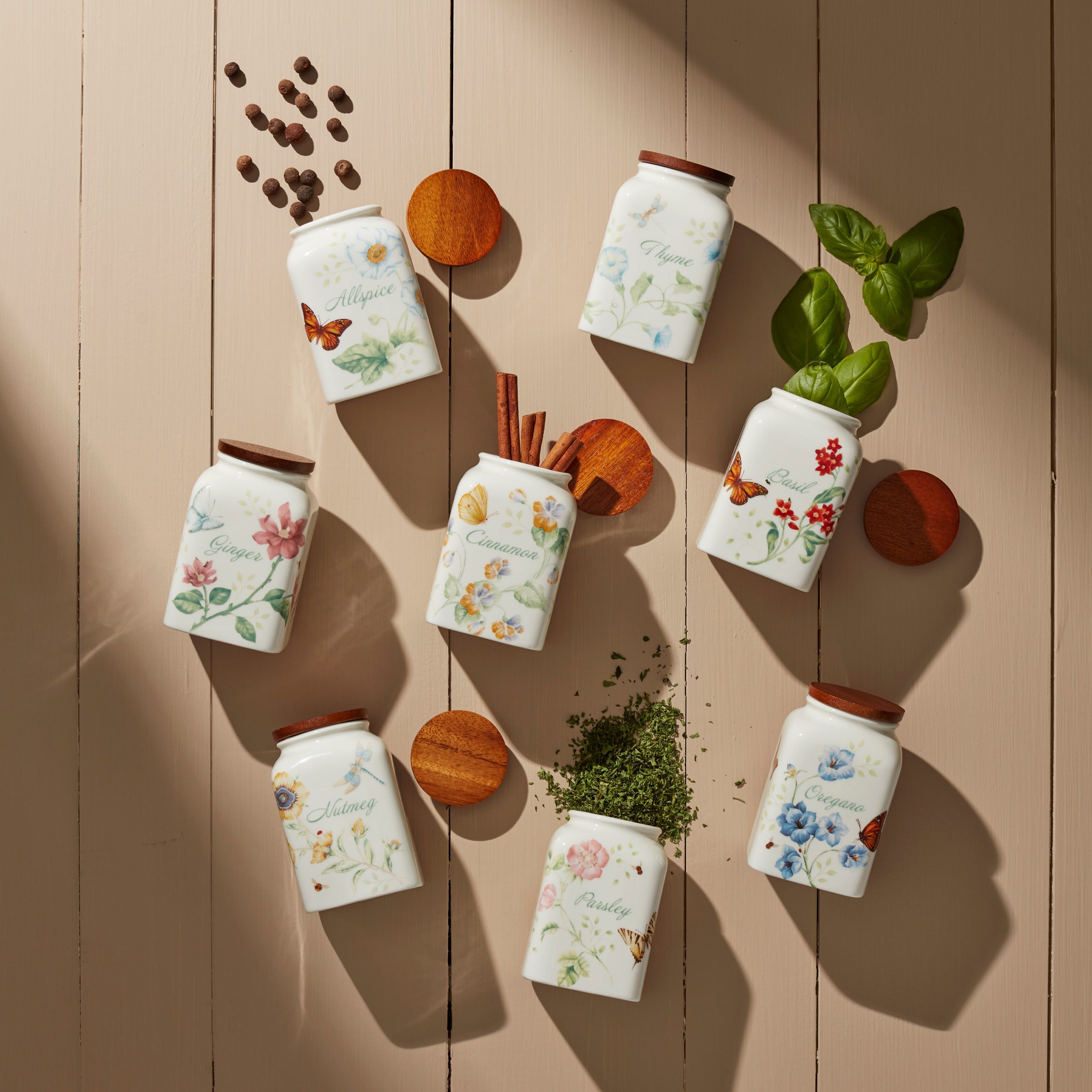 Butterfly Meadow Baking Spice Jars - Set Of 4 - Image 3