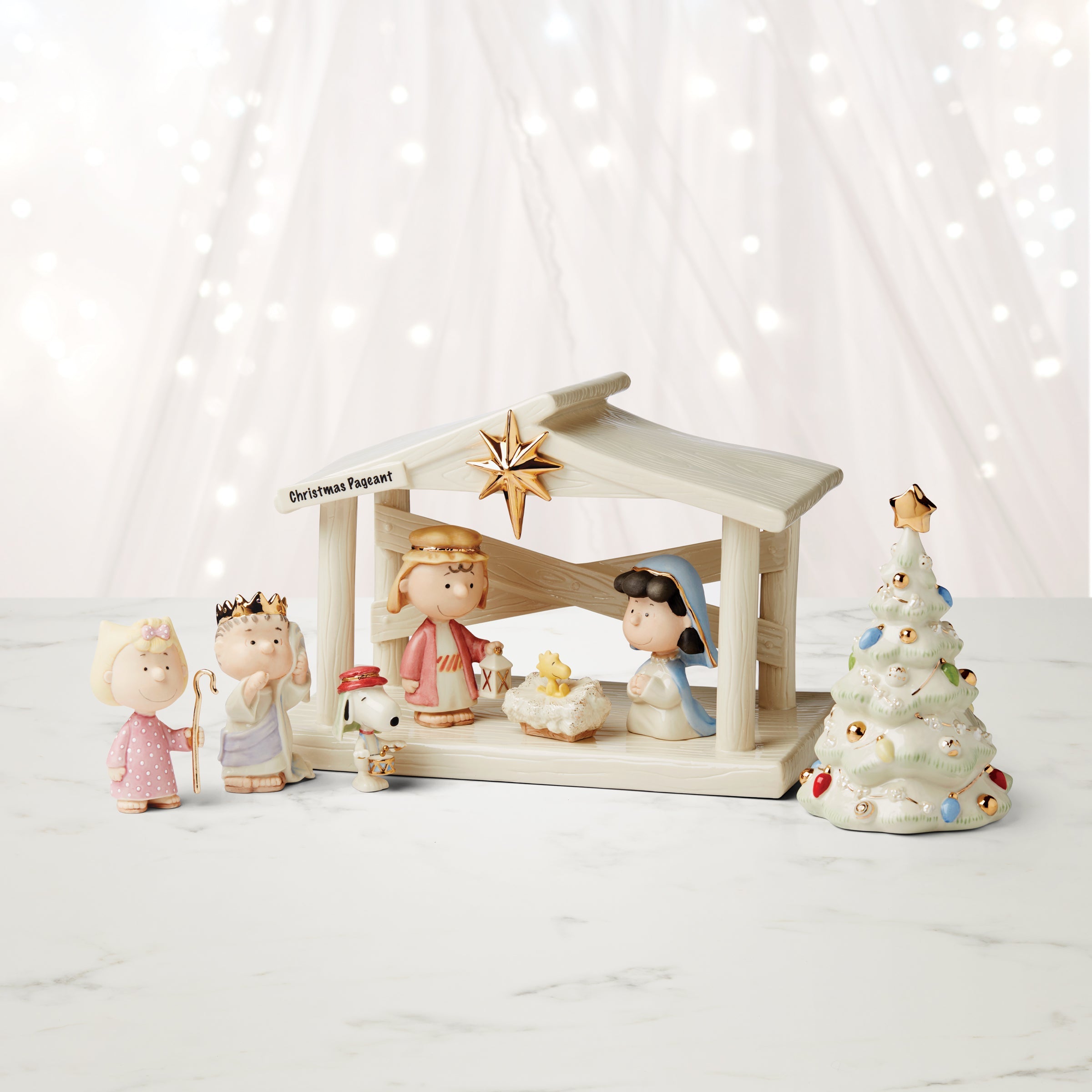 Peanuts 8-Piece Christmas Pageant & Creche Set - Image 3