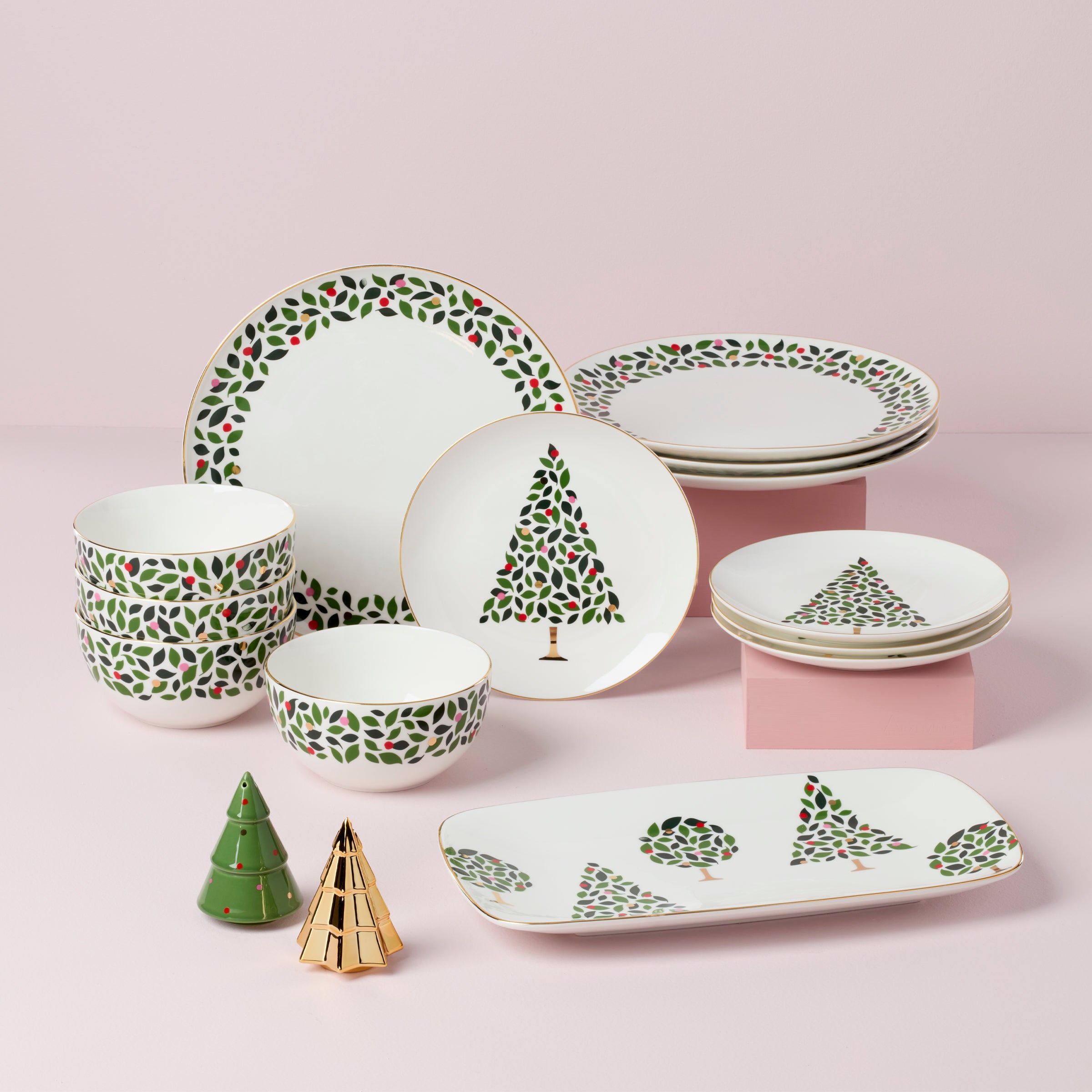 Evergreen 12-Piece Dinnerware Set - Image 6