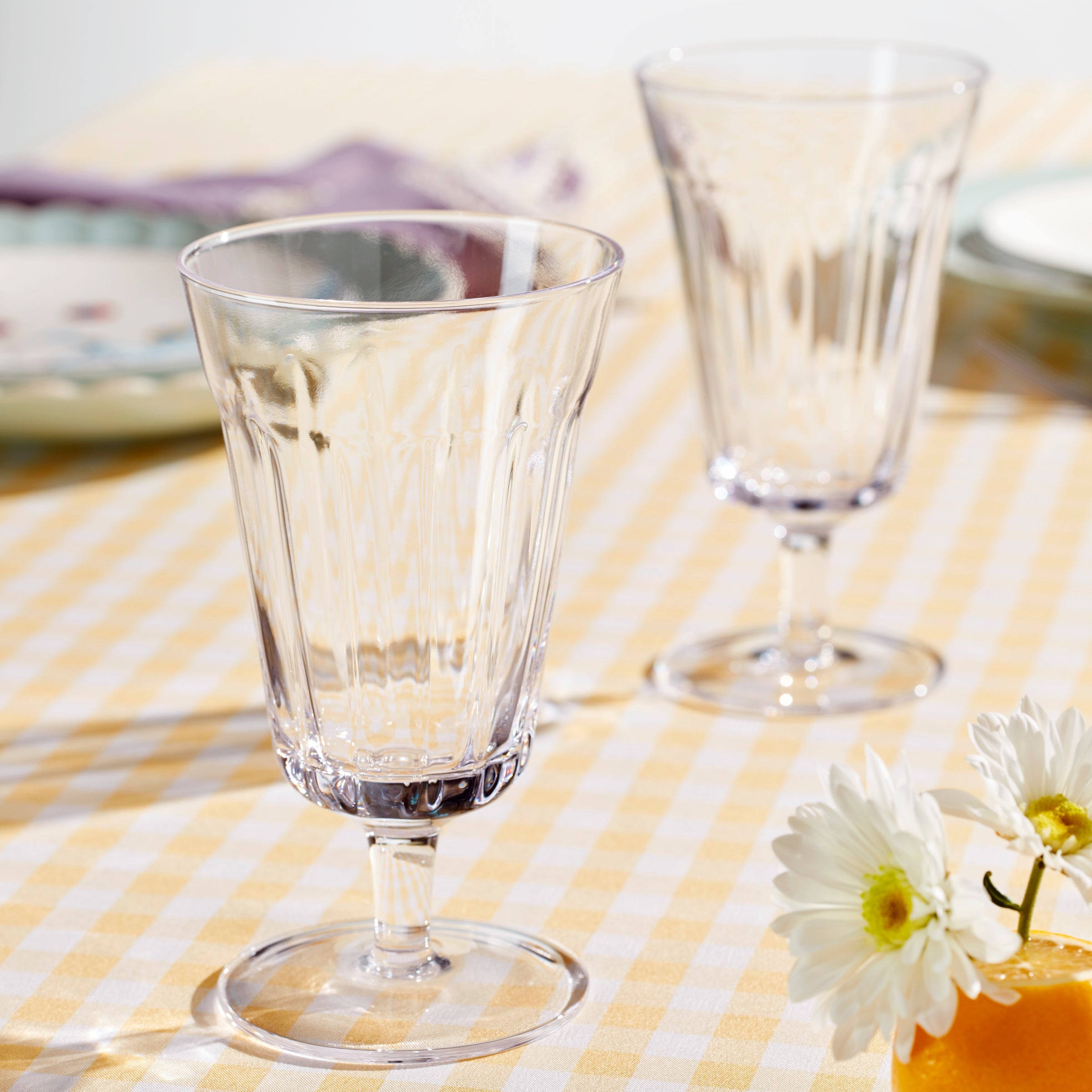 French Perle Tall Stem Glasses - Set Of 4 - Image 4