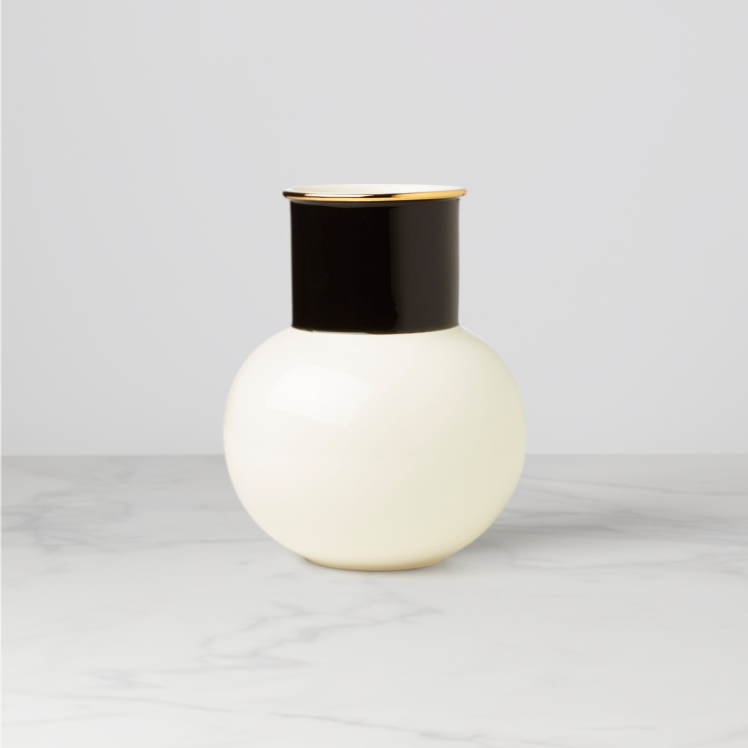 Make It Pop White & Black Bouquet Vase