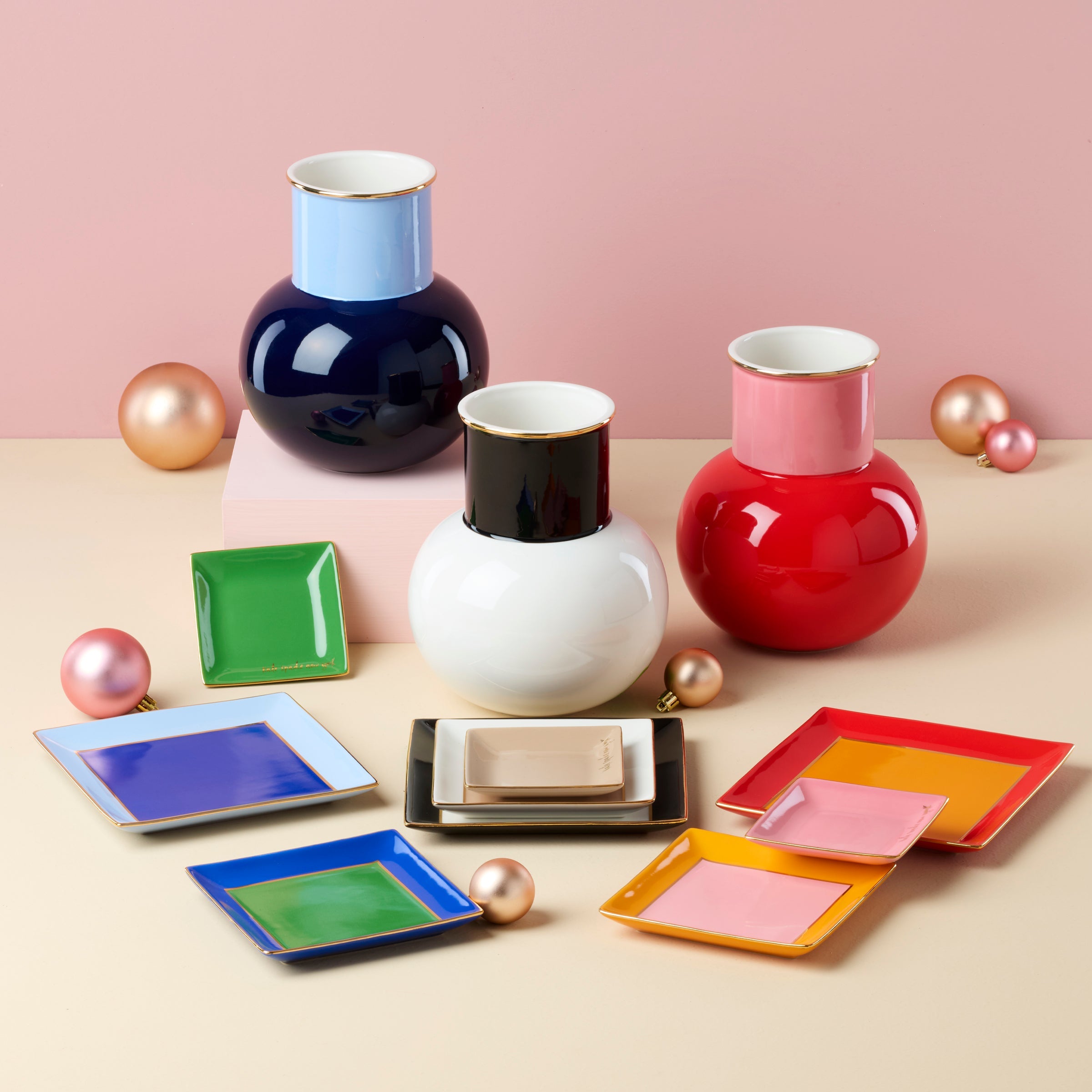 Make It Pop Black 3-Piece Tray Set - Image 3