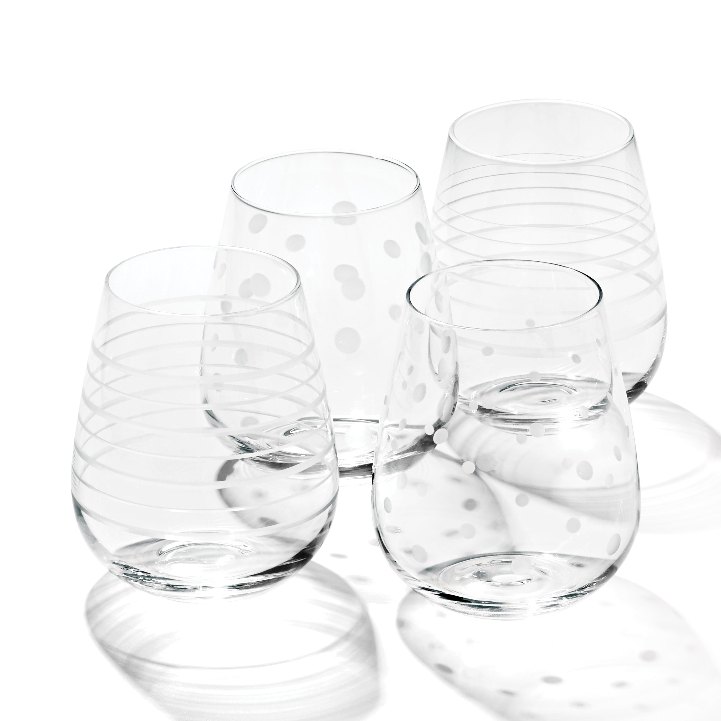 Mingle Stemless Wine Glasses - Set Of 4 - Image 3