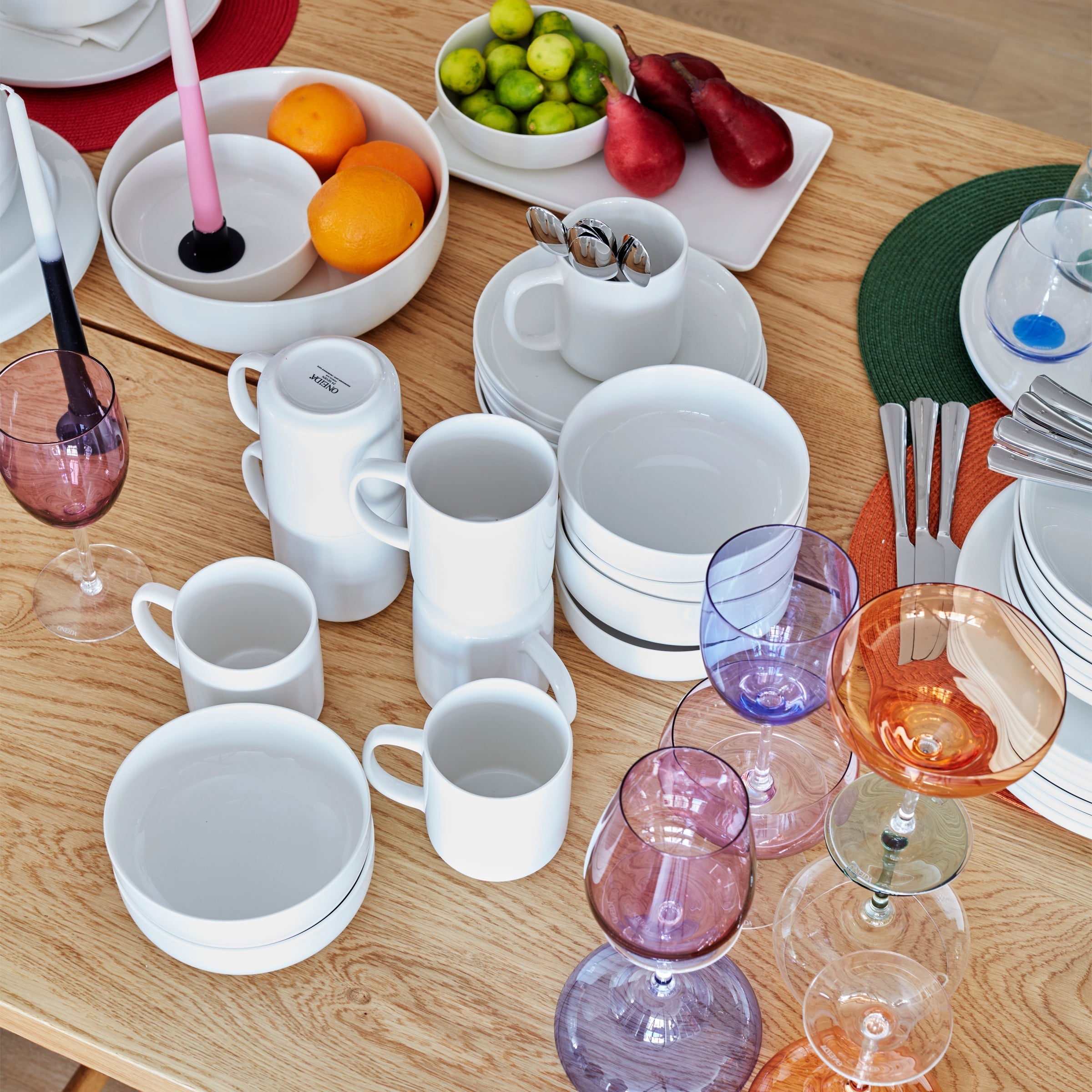 24 Seven White 12-Piece Dinnerware Set - Image 7