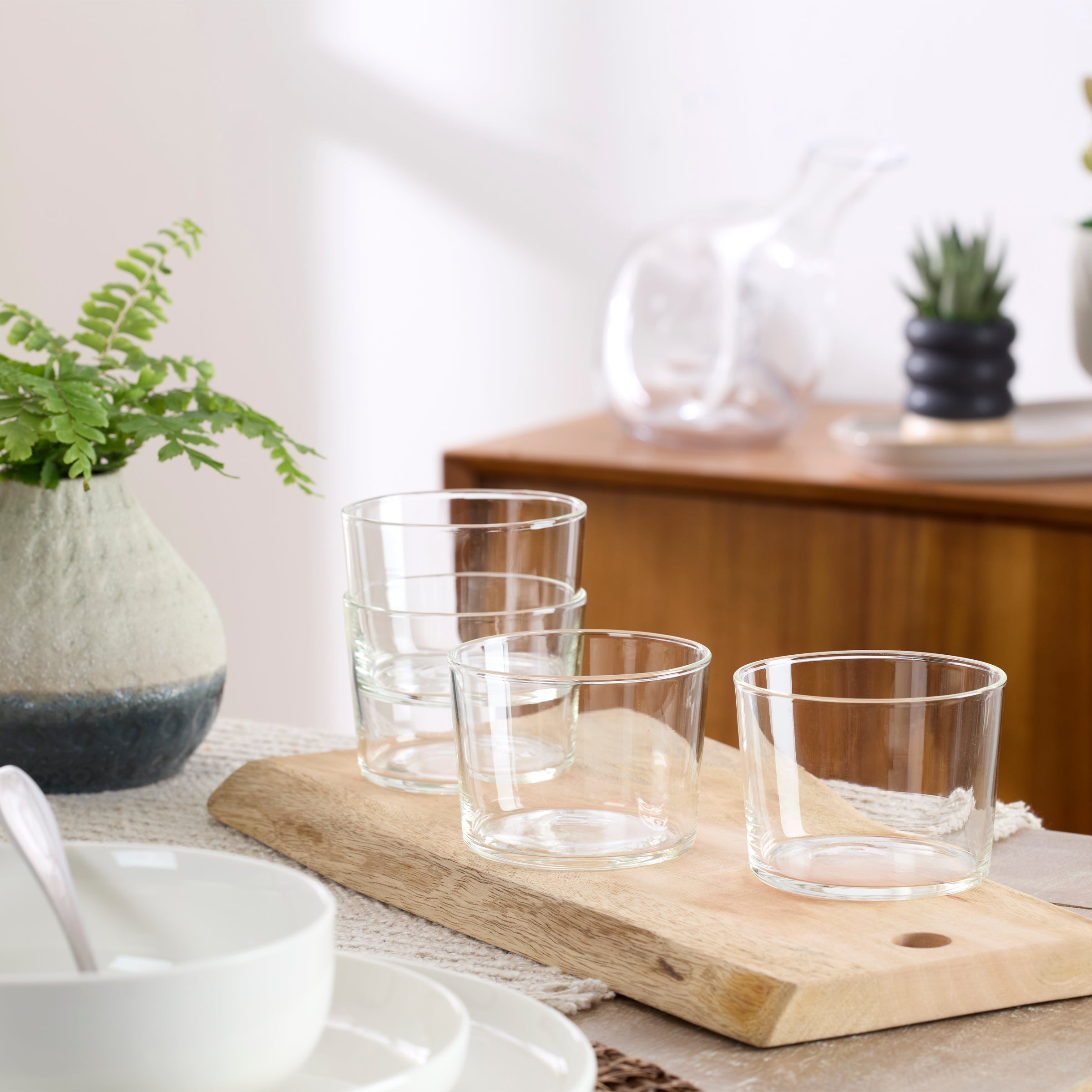 Stackables Clear Short & Tall Glasses - Set Of 12 - Image 3