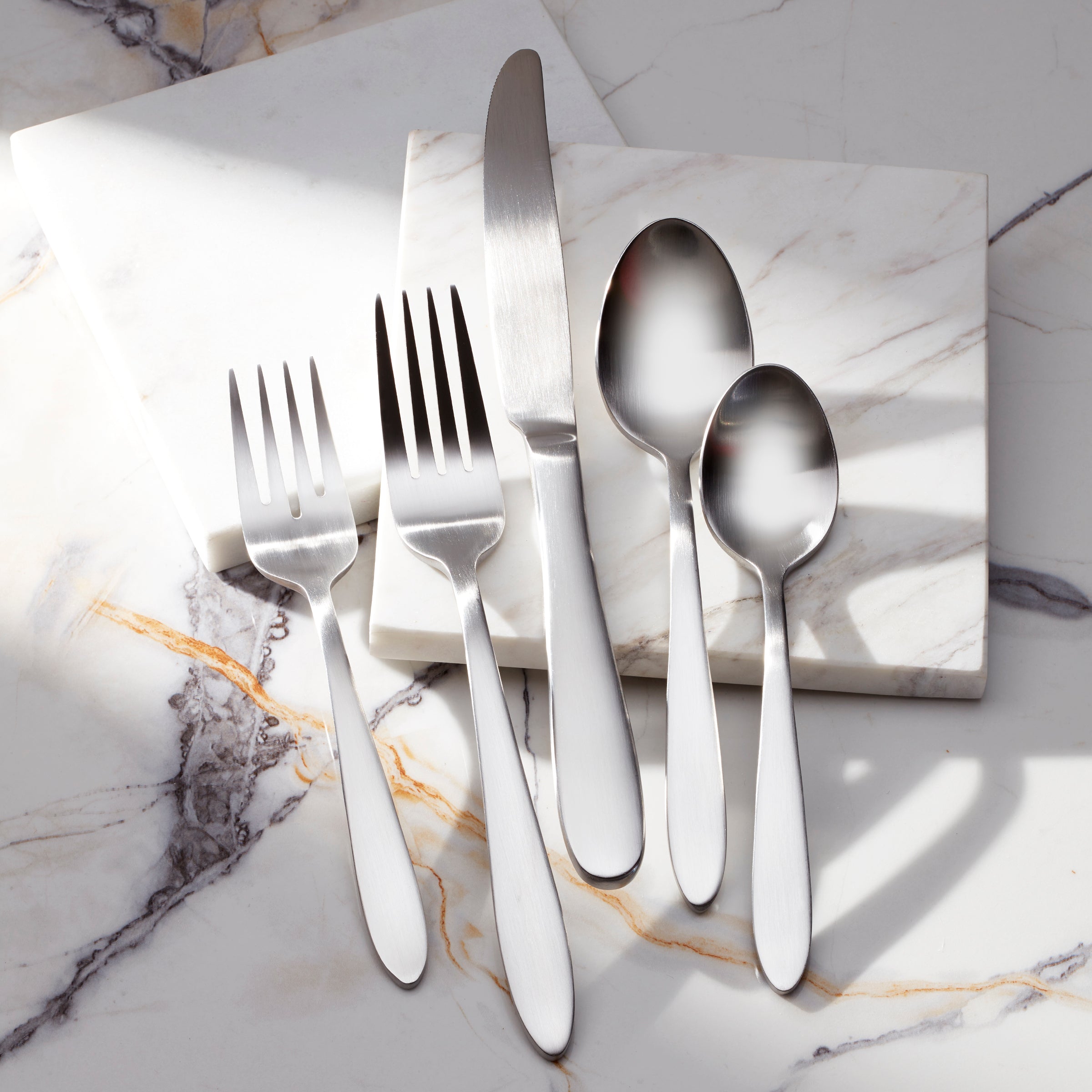 Mooncrest Satin 20 Piece Flatware Set - Image 3