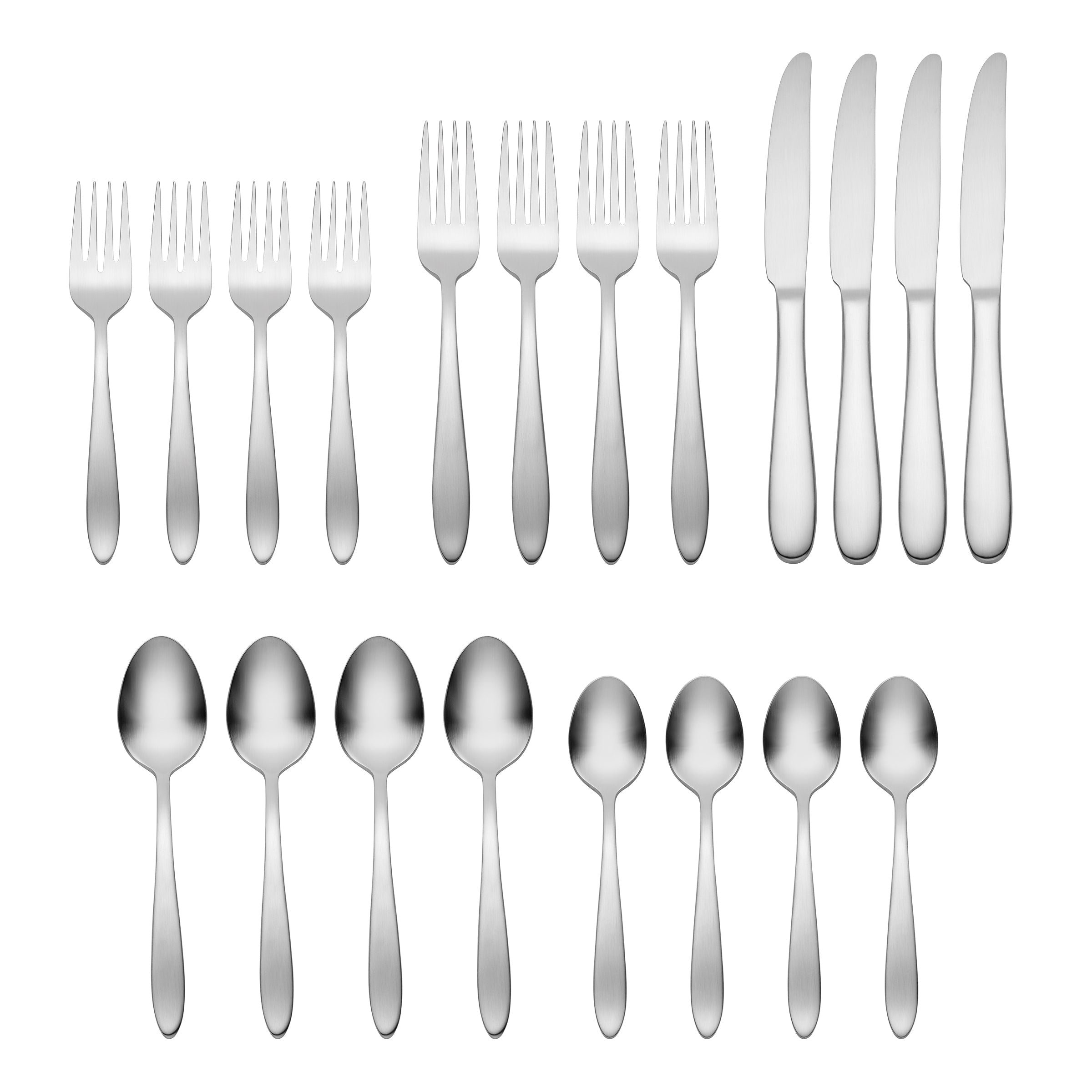 Mooncrest Satin 20 Piece Flatware Set - Image 5