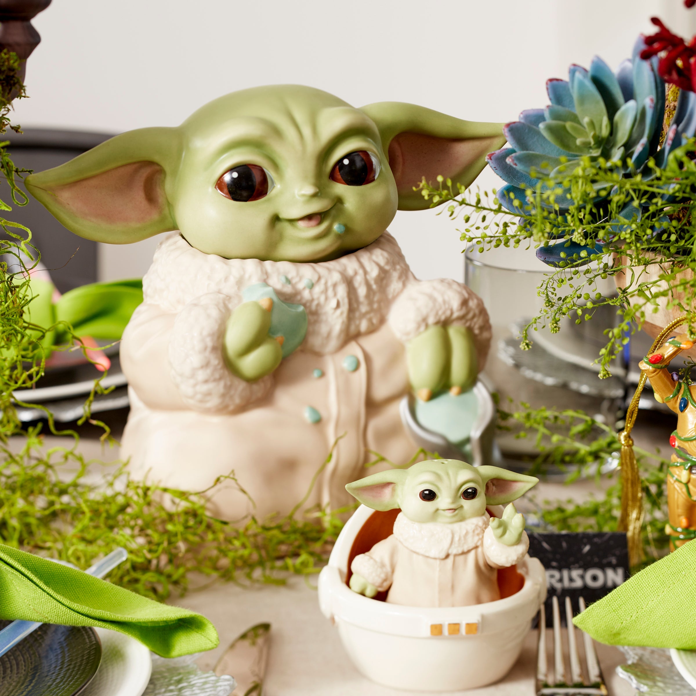 Grogu Figural Cookie Jar - Image 3