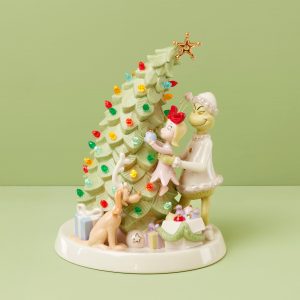 Merry Grinchmas Tree Lit Figurine