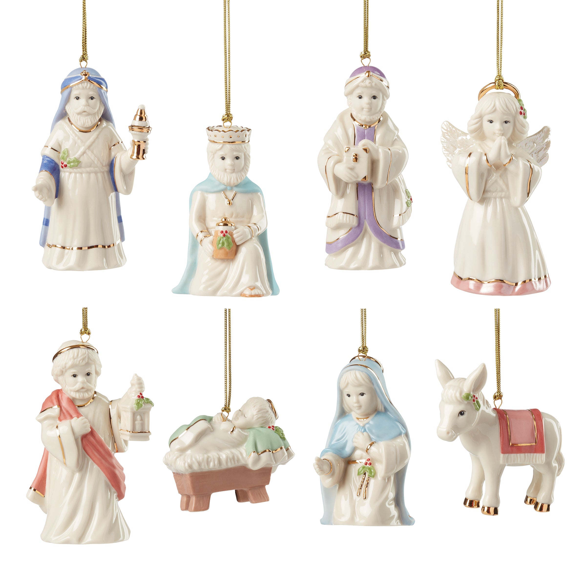 Nativity 8-Pc Ornament Set - Image 2
