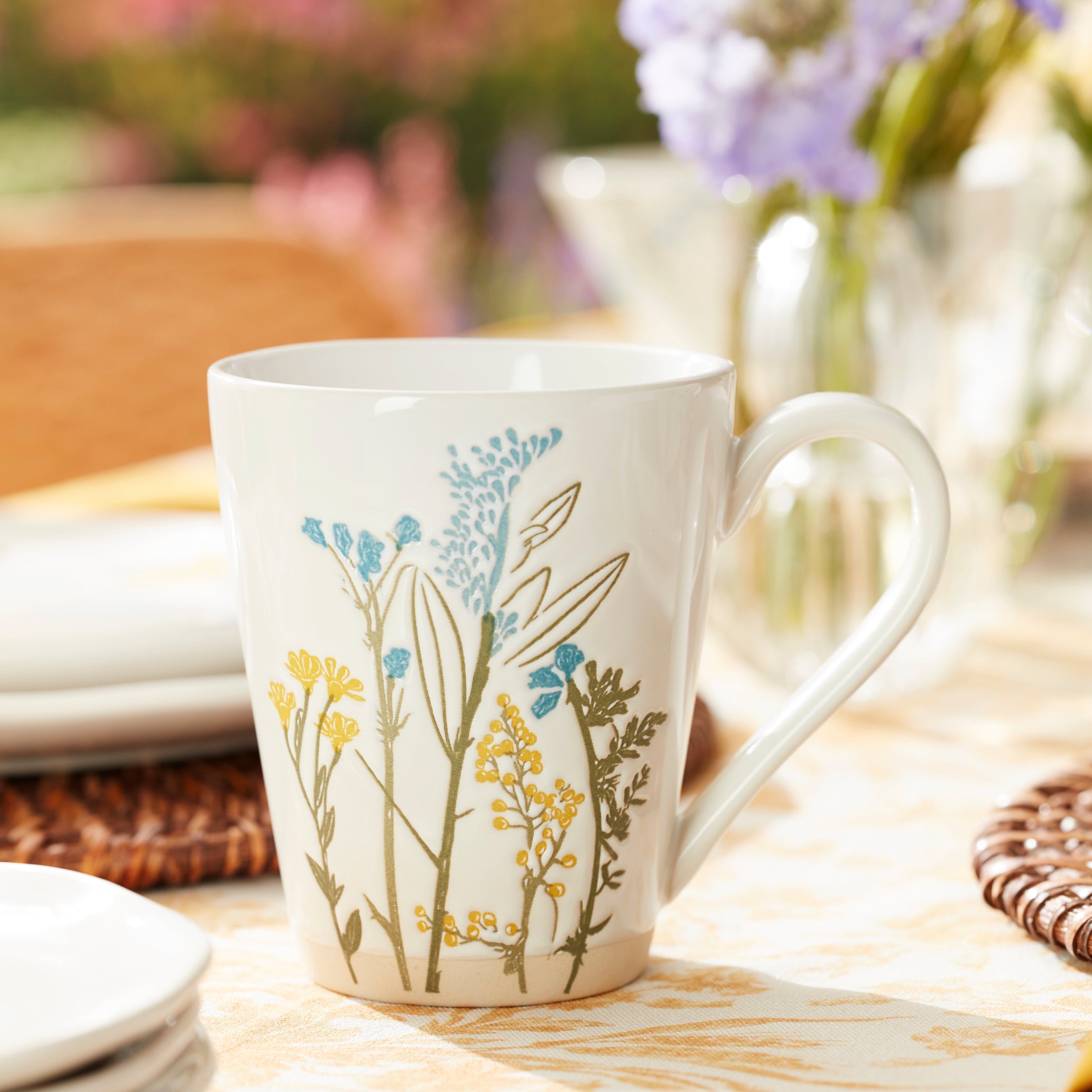 Wildflowers Mugs - Set of 4 - Image 2