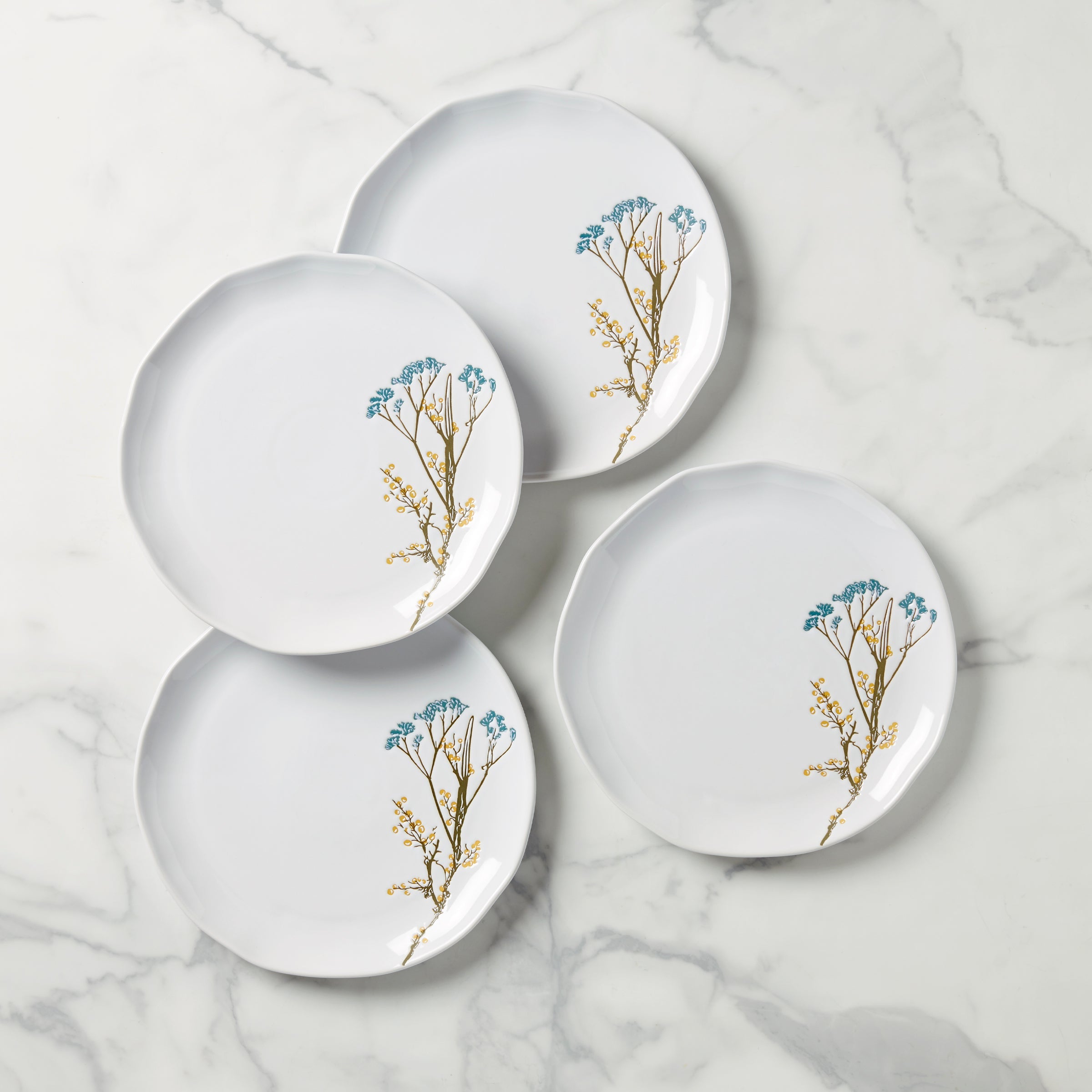 Wildflowers Dinner Plates - Set for 4
