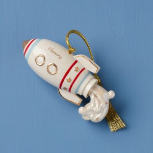 Personalized Rocket Ornament