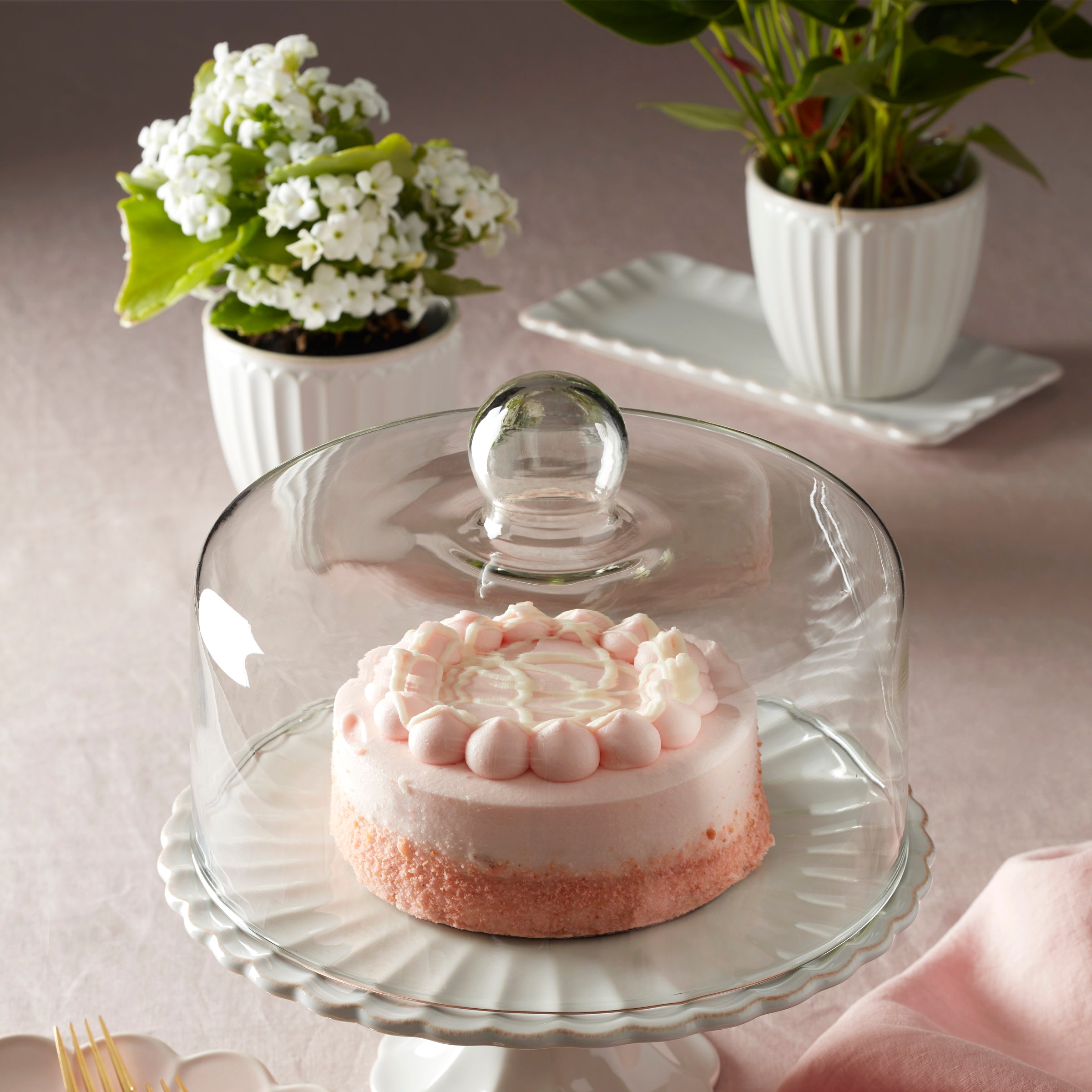 French Perle Scallop 3-Piece Herb Pot Set - Image 3