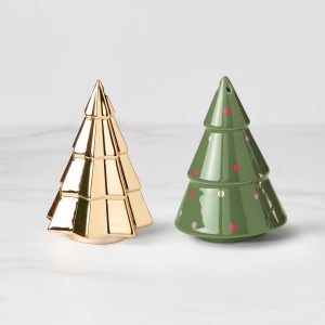 Figural Evergreen Tree Salt & Pepper Set