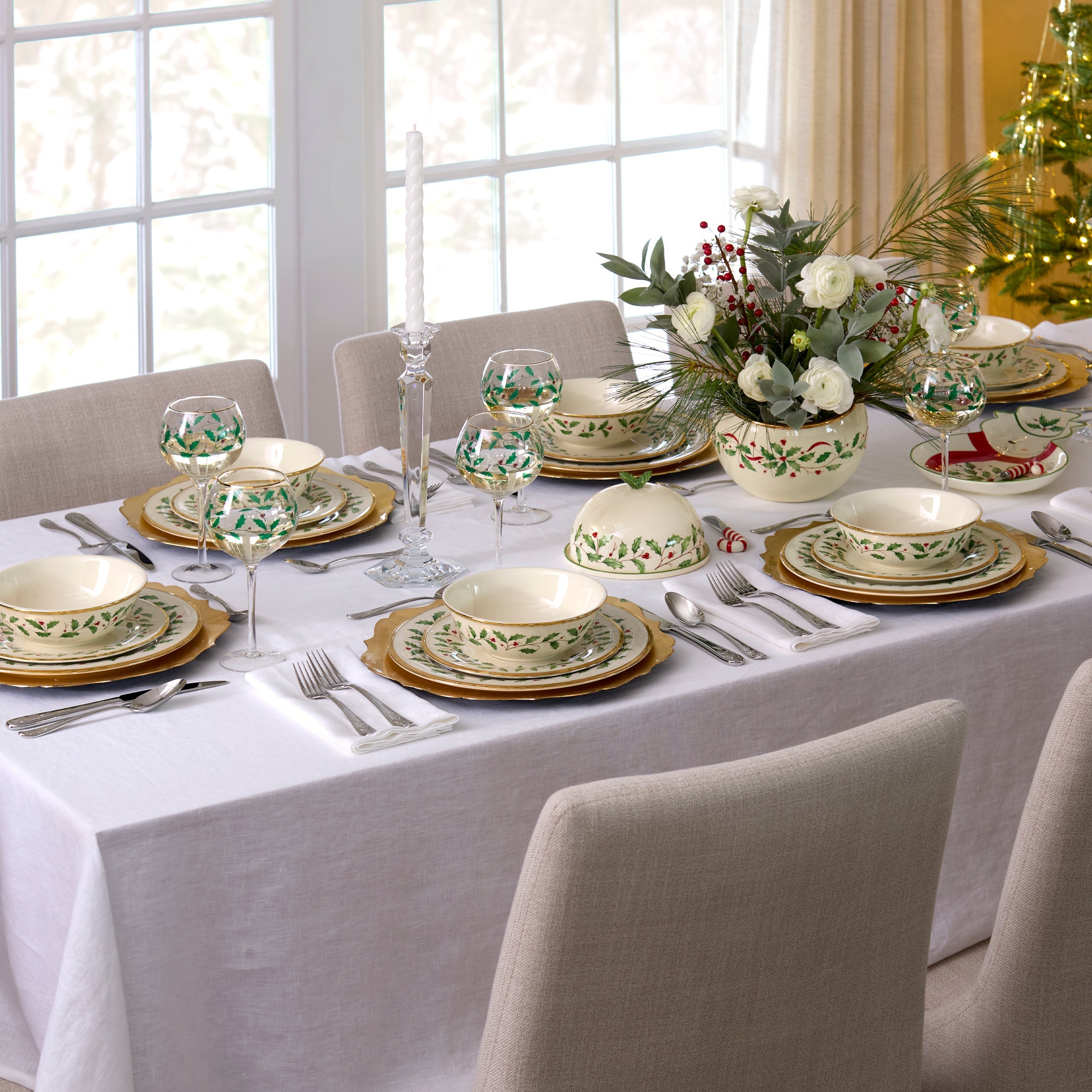 Holiday Place Setting Bowls - Set of 4 - Image 2