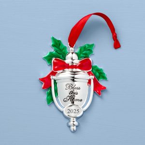2025 Bless This Home Silverplate Ornament